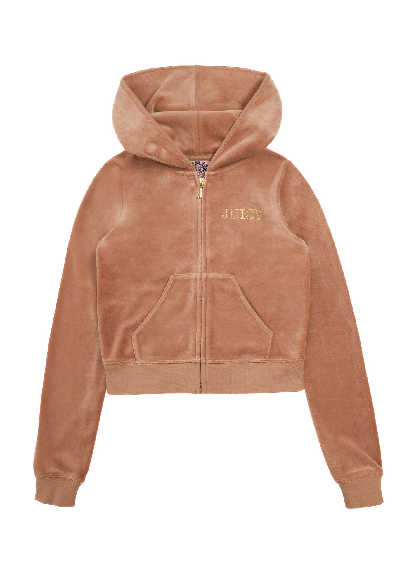 Juicy Couture Kapuzennickijacke "HERITAGE CROWN ROBYN HOODIE Damen", mit Ka günstig online kaufen