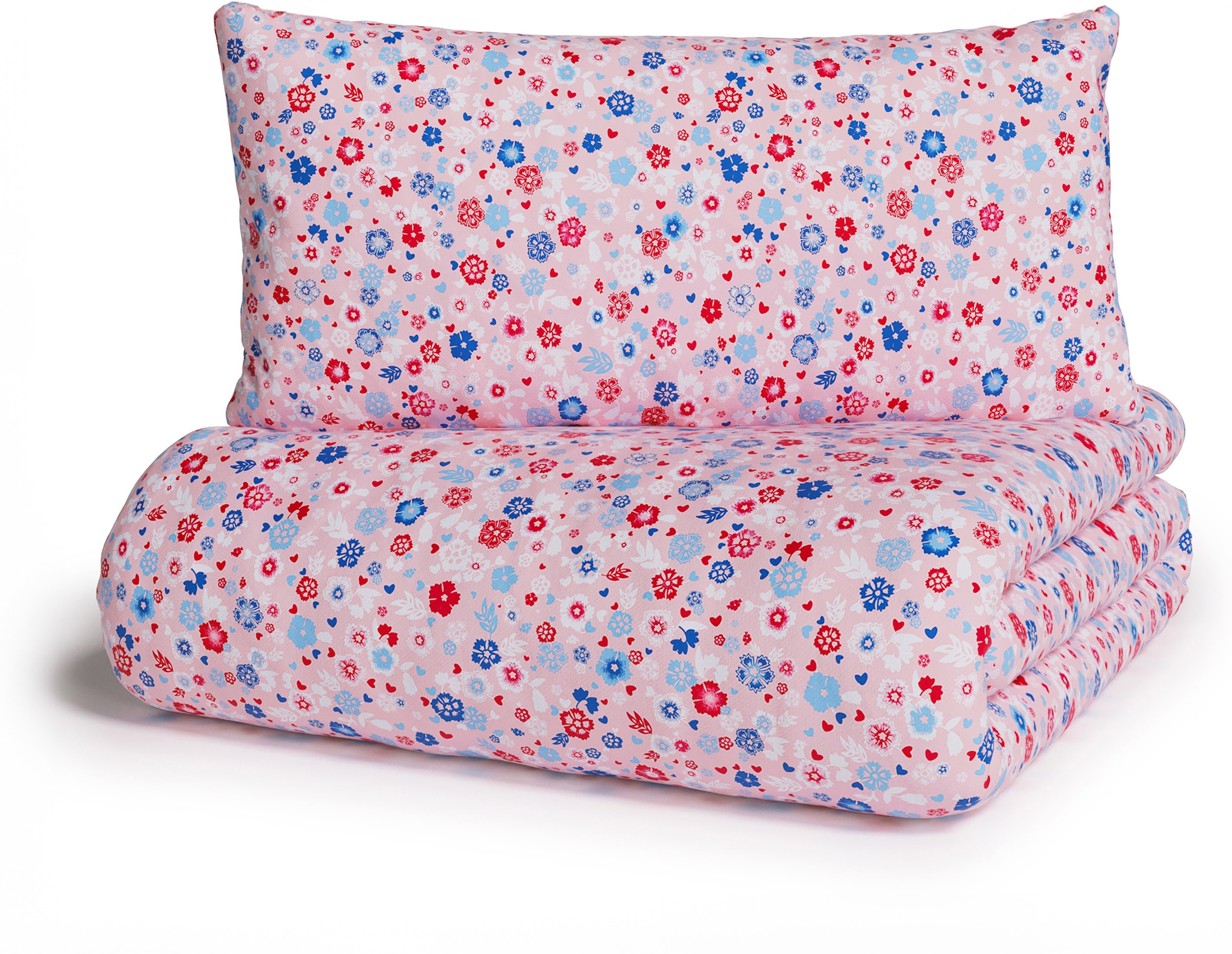 my home Bettwäsche "Mariby" 2 Stk. tlg. mit feinem Blümchen Design, skandin günstig online kaufen