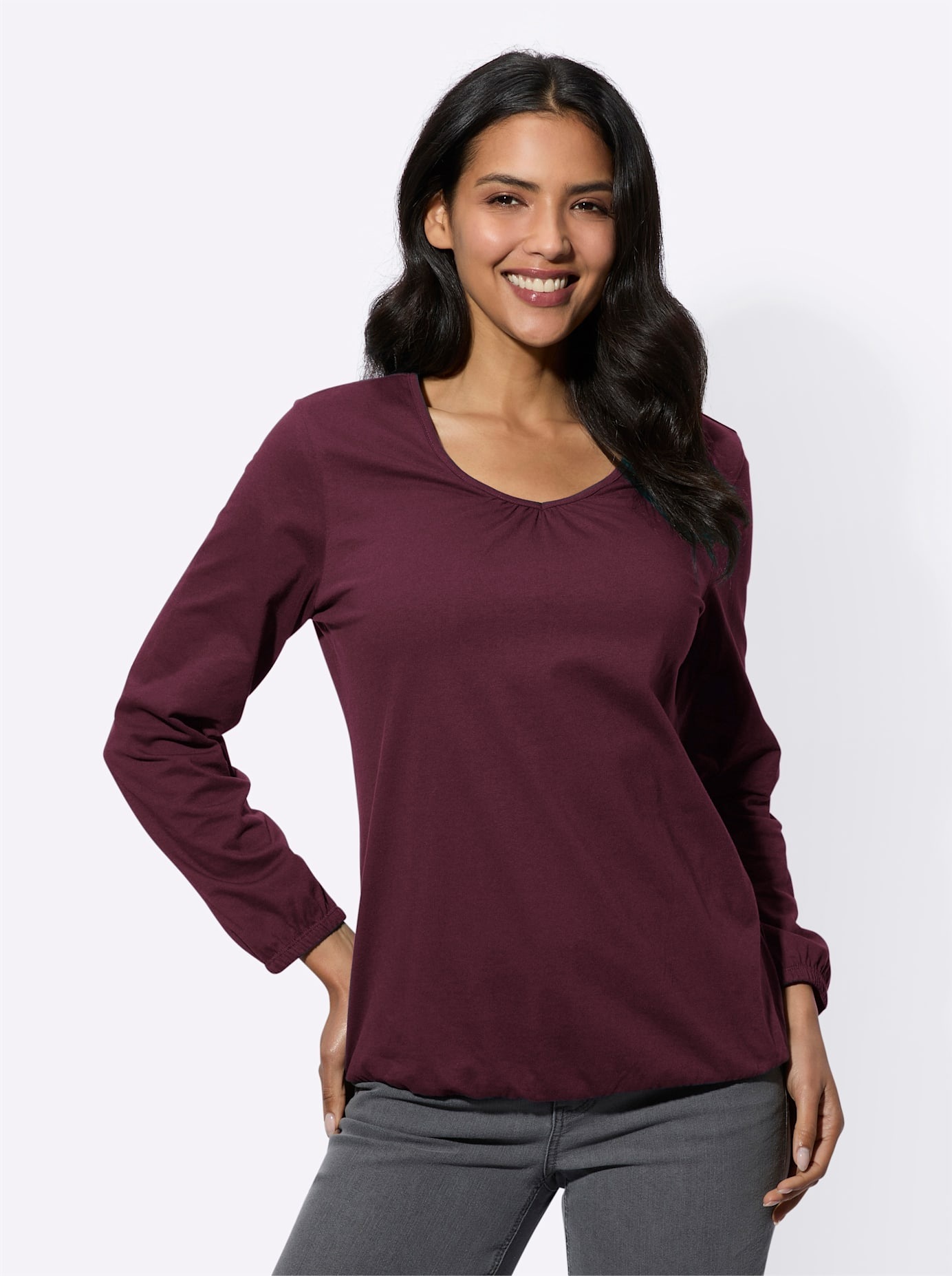 Classic Basics Langarmshirt "Langarm-Shirt", 1 Stk. günstig online kaufen
