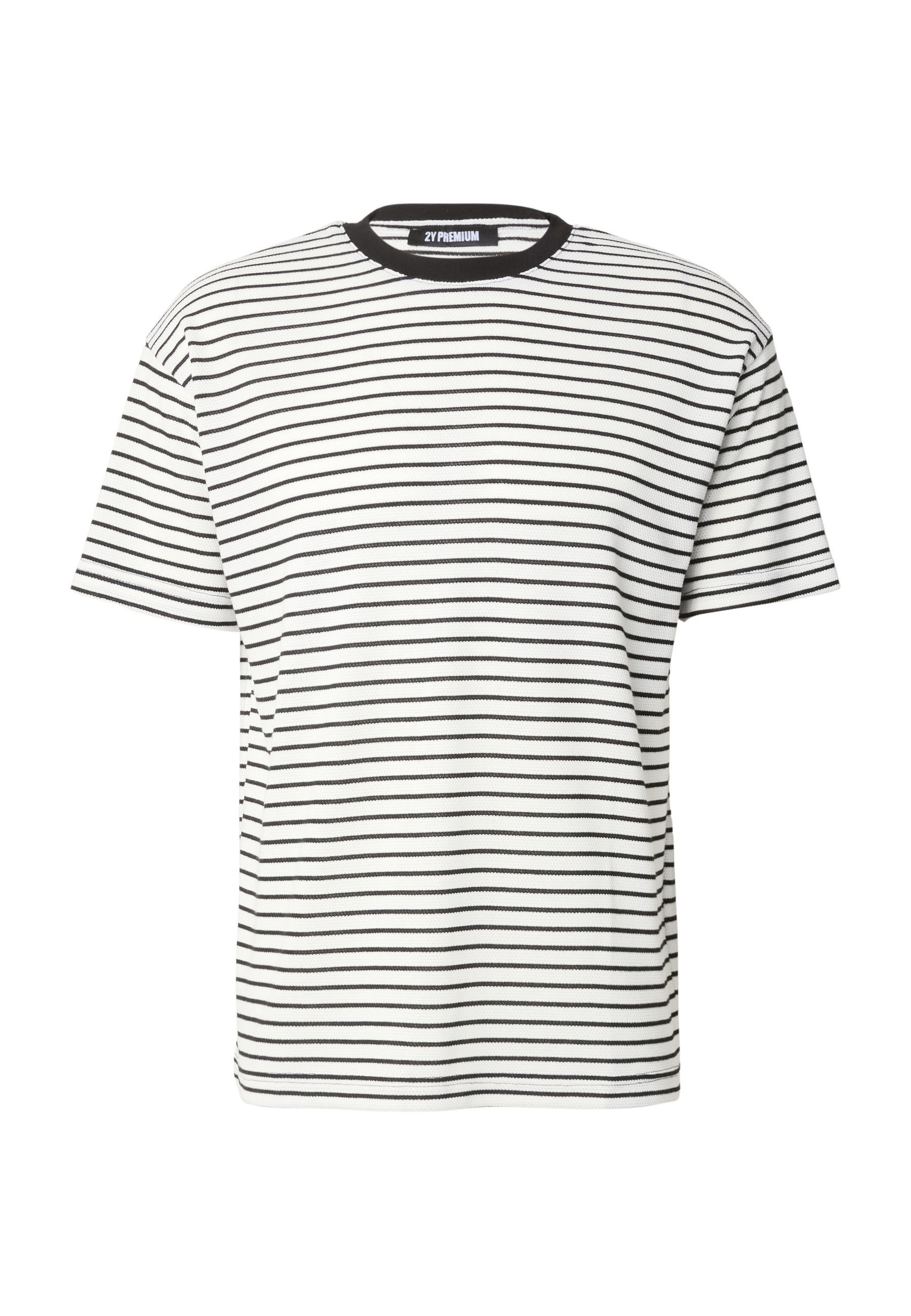 2Y Premium T-Shirt "2Y Premium 2Y Premium Textured Striped T-Shirts" 1