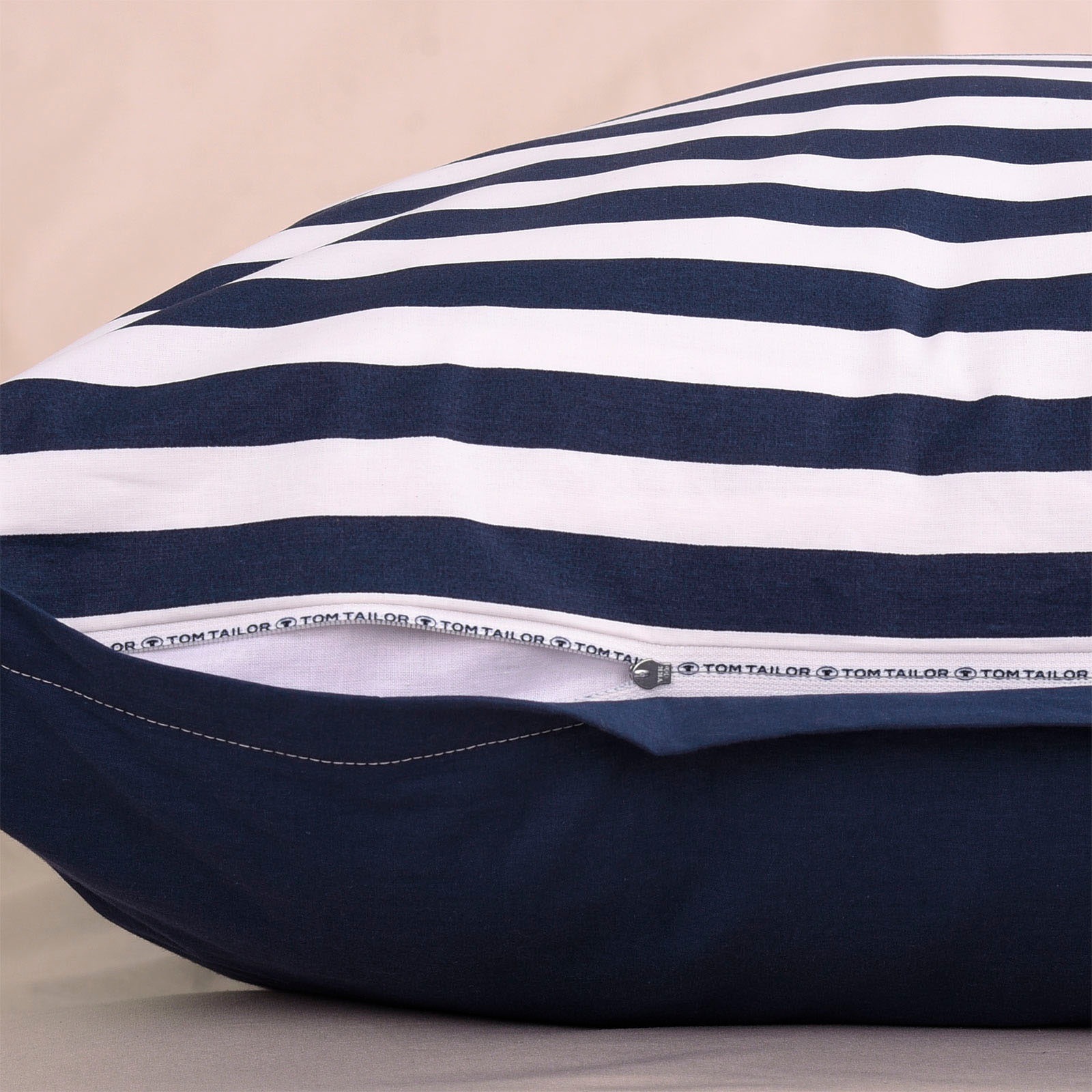 TOM TAILOR HOME Bettwäsche "STRIPES WITH A KICK in Gr. 135x200cm oder 155x2 günstig online kaufen