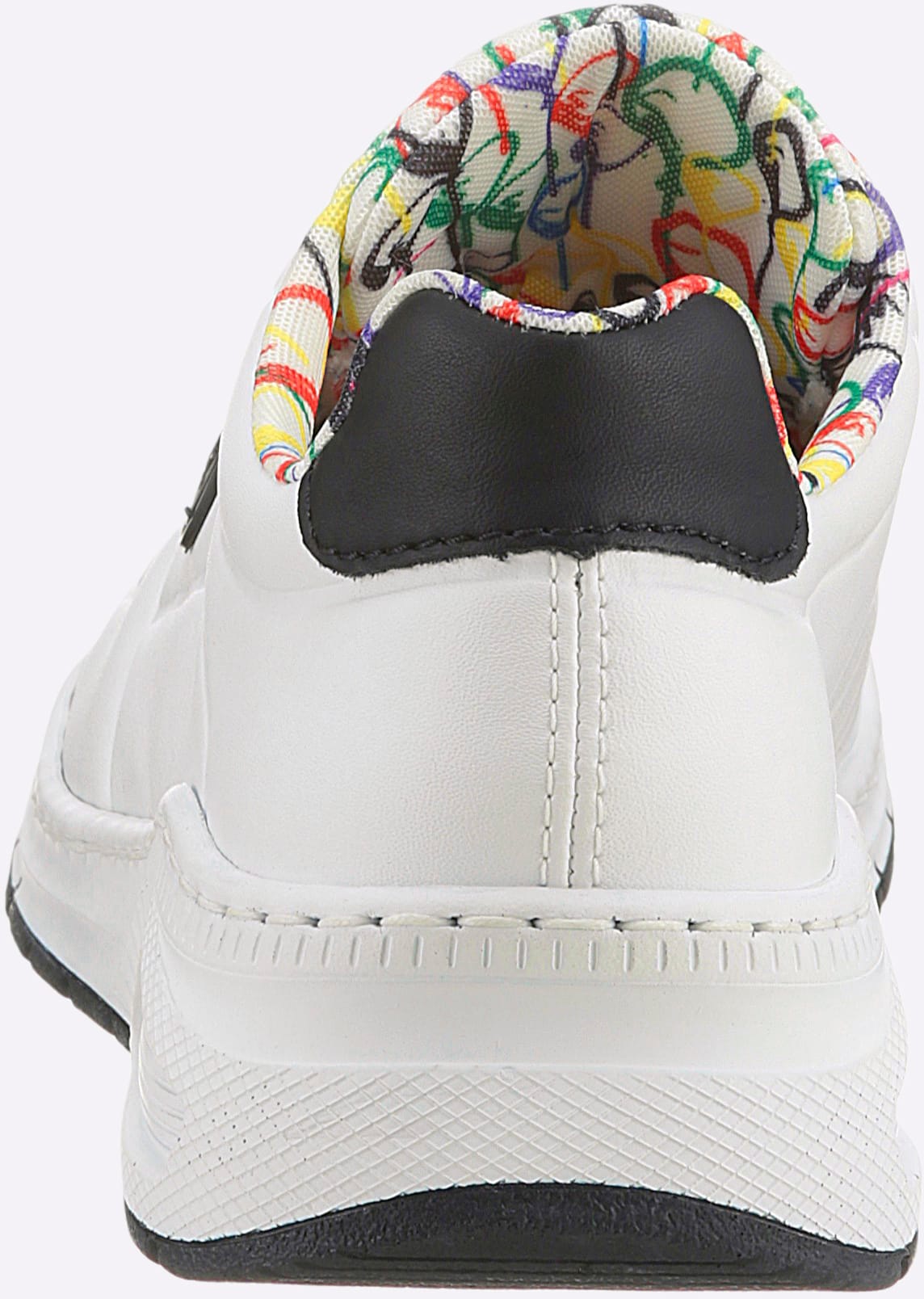 Rieker Women's Sneaker White 40 6