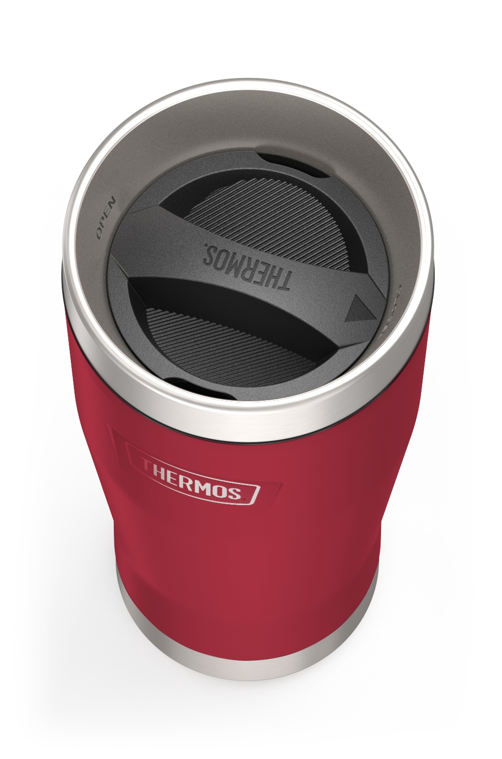 THERMOS Thermobecher »ICON MUG, rutschfester Boden, 360° Trinkfunktion, spülmaschinenfest«, (1 tlg.), 0,47l, 7h heiß & 22h kalt, absolut dicht, Dura-Seal-Deckel