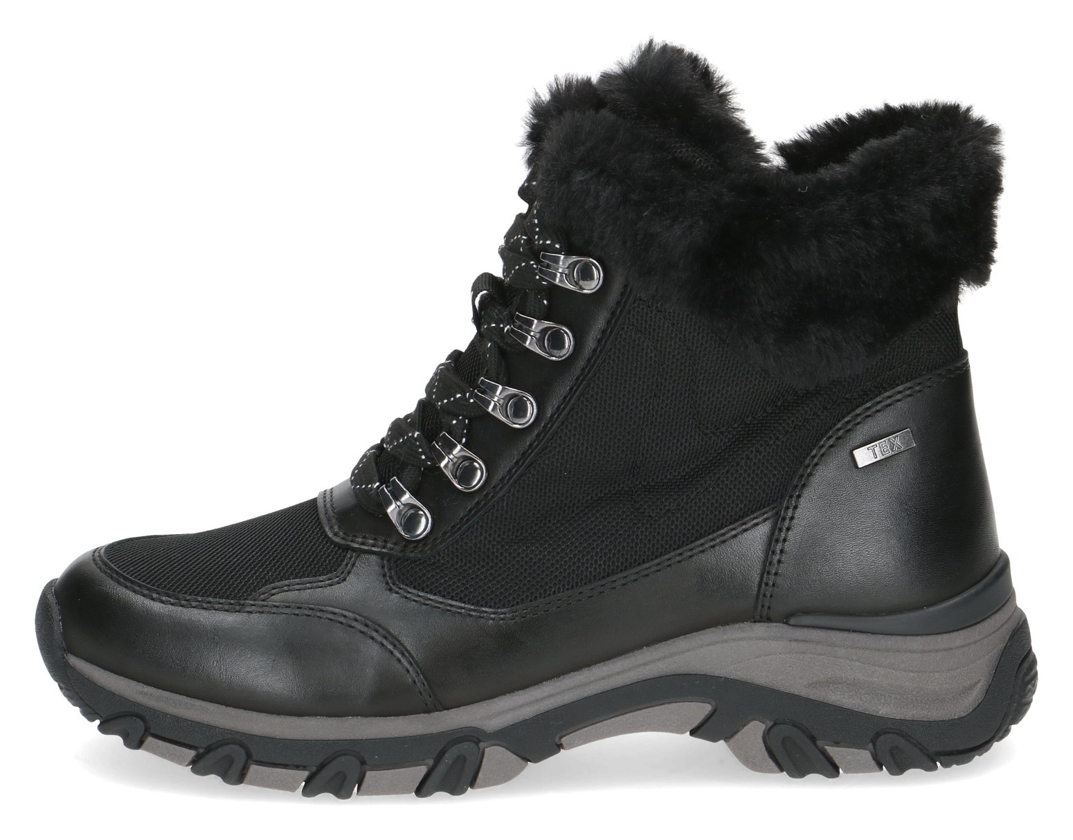 Caprice Winterboots, Keilabsatz, Schnürboots, Outdoorschuh in bequemer Weite