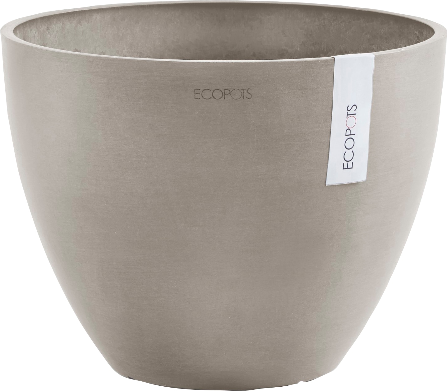 ECOPOTS Blumentopf "ANTWERP Taupe", BxTxH: 40x40x30 cm