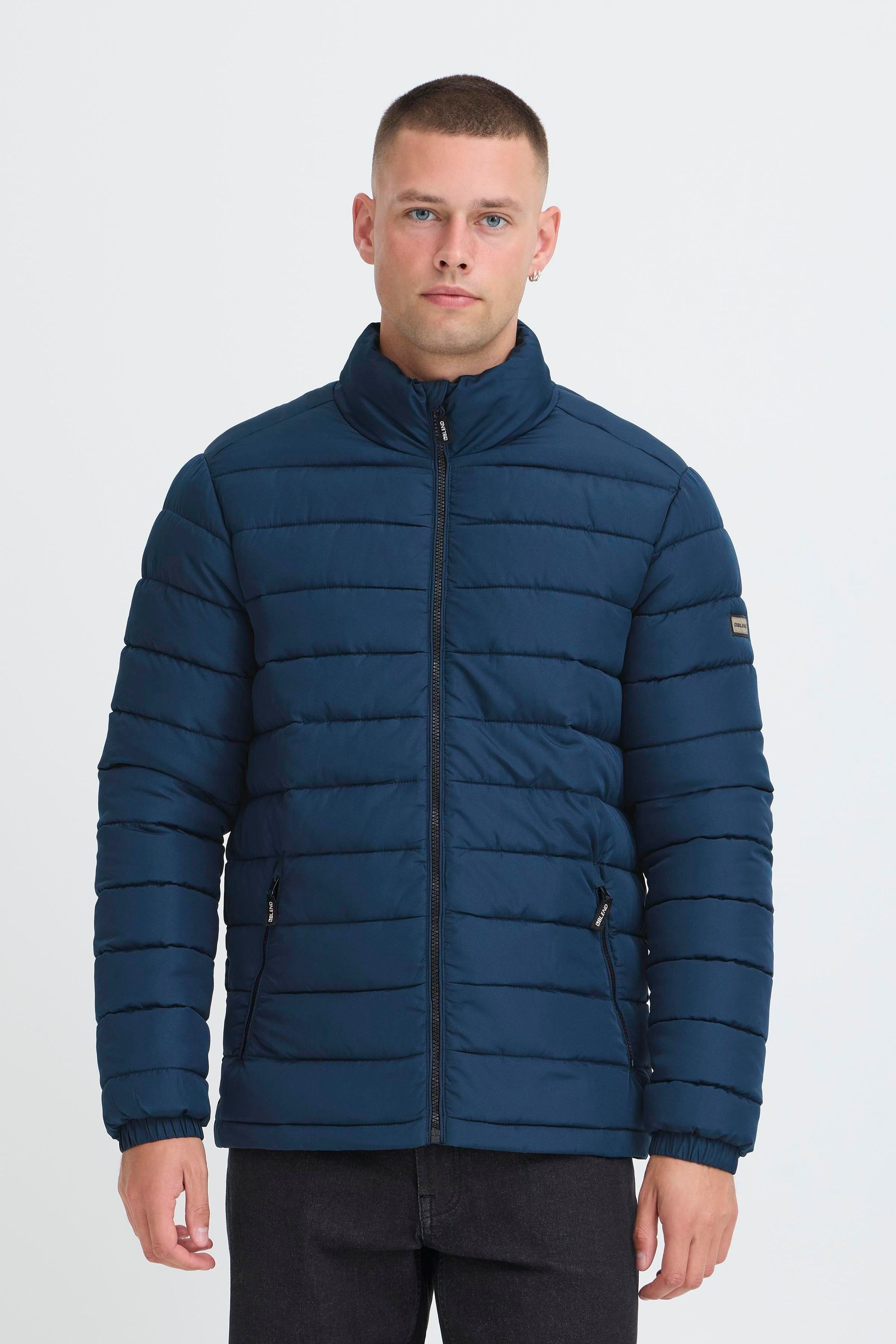 BLEND BHelax Quilted Jacket Navy Blue XL 2