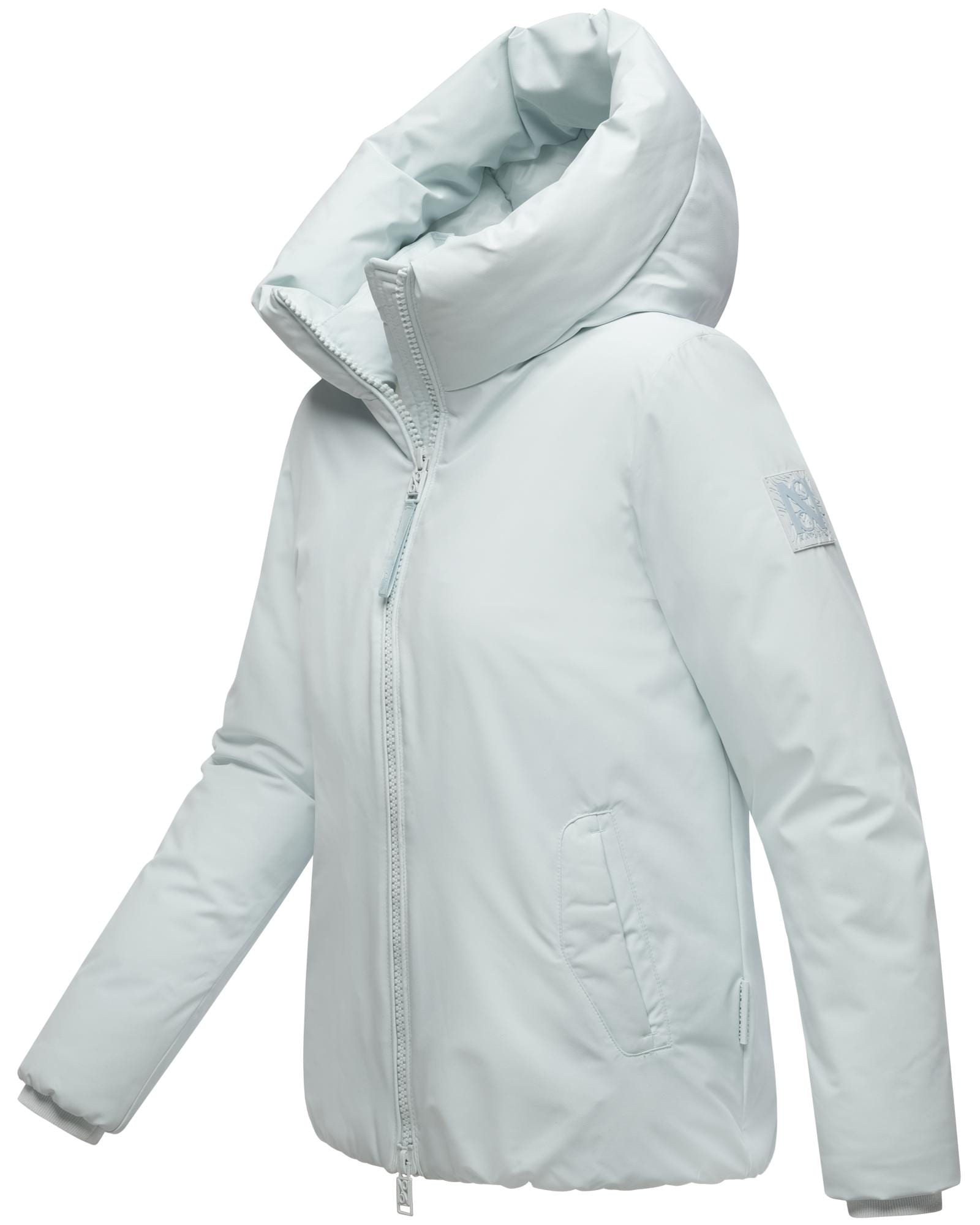 Navahoo Winterjacke »Blütenlicht 14«, mit Kapuze, Warme Damenjacke mit hohem Kragen