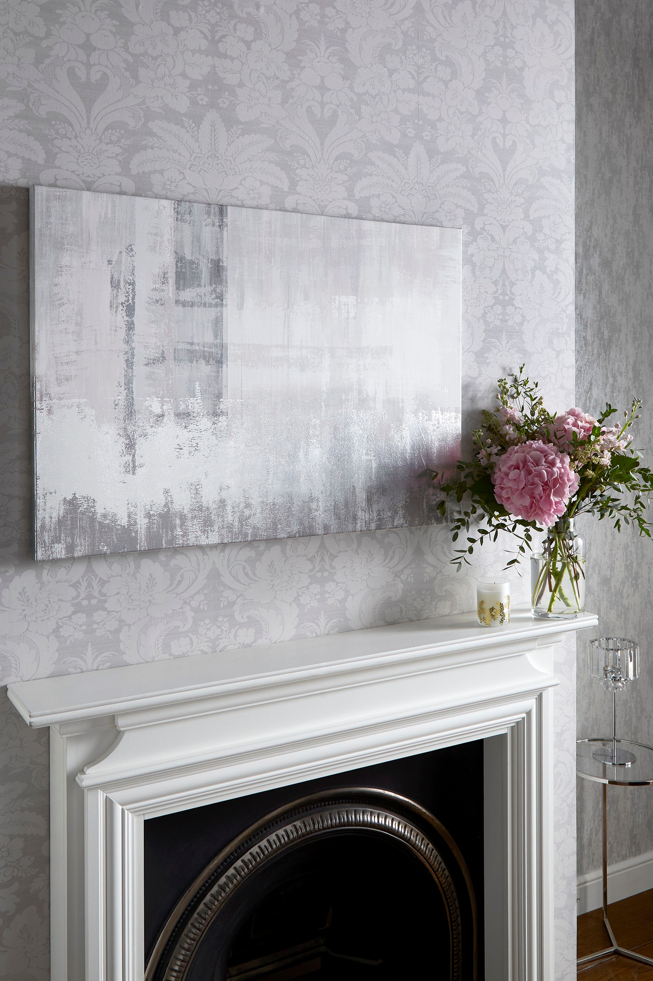 LAURA ASHLEY Leinwandbild »Abstrakt«, (1 St.), Leinwandbilder Metallic 100x70cm
