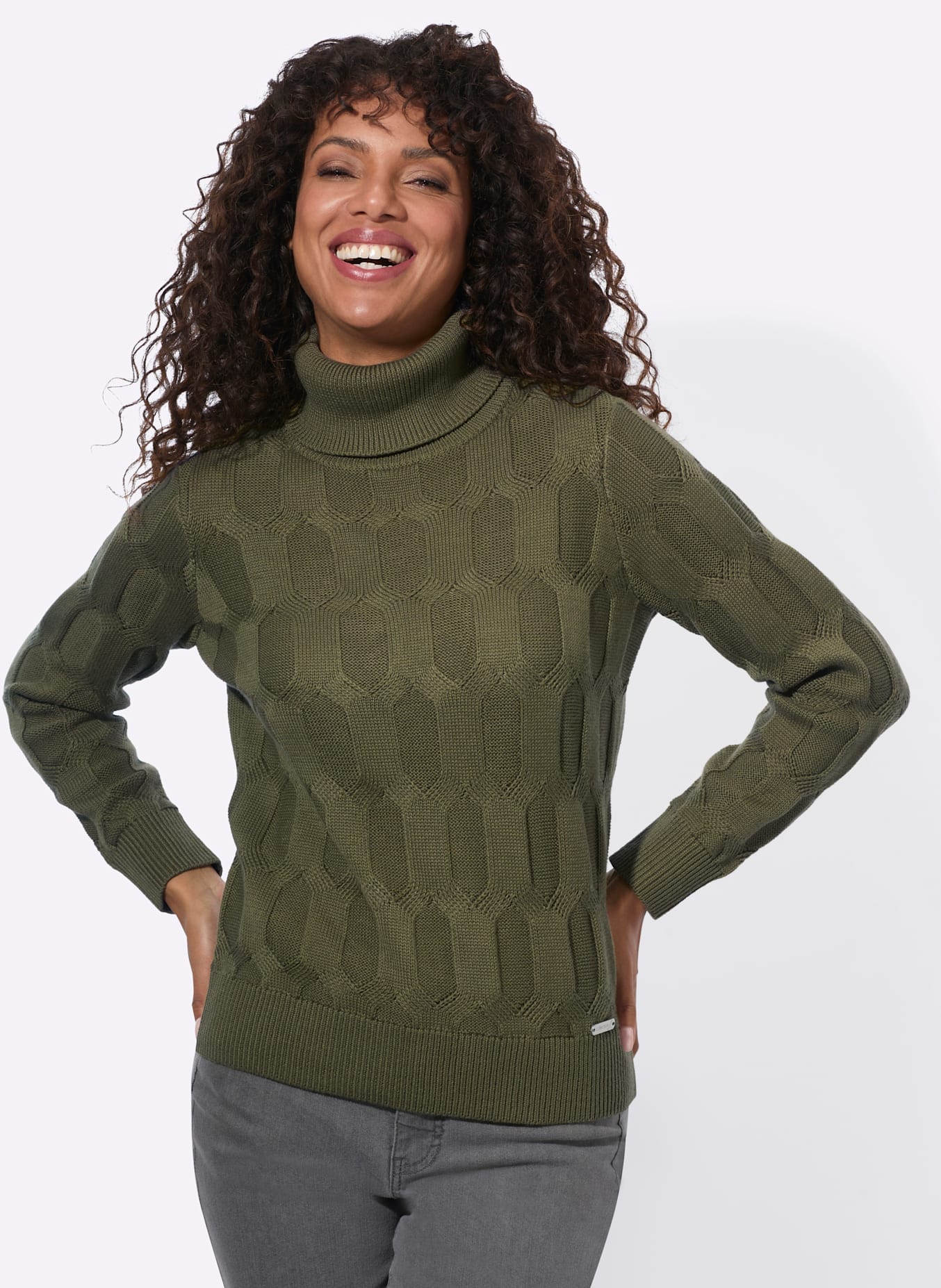 Casual Looks Rollkragenpullover »Pullover«