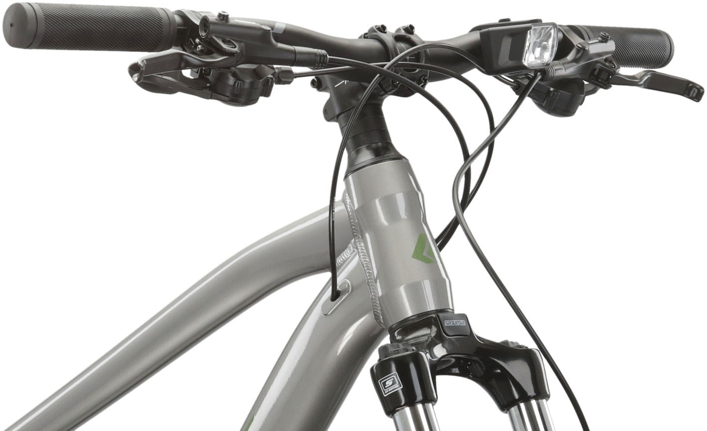 Kross Mountainbike »KROSS MTB Hardtail Hexagon 4.0 27,5" silber«, 16 Gang, Shimano, ACERA M3020 Schaltwerk, Kettenschaltung