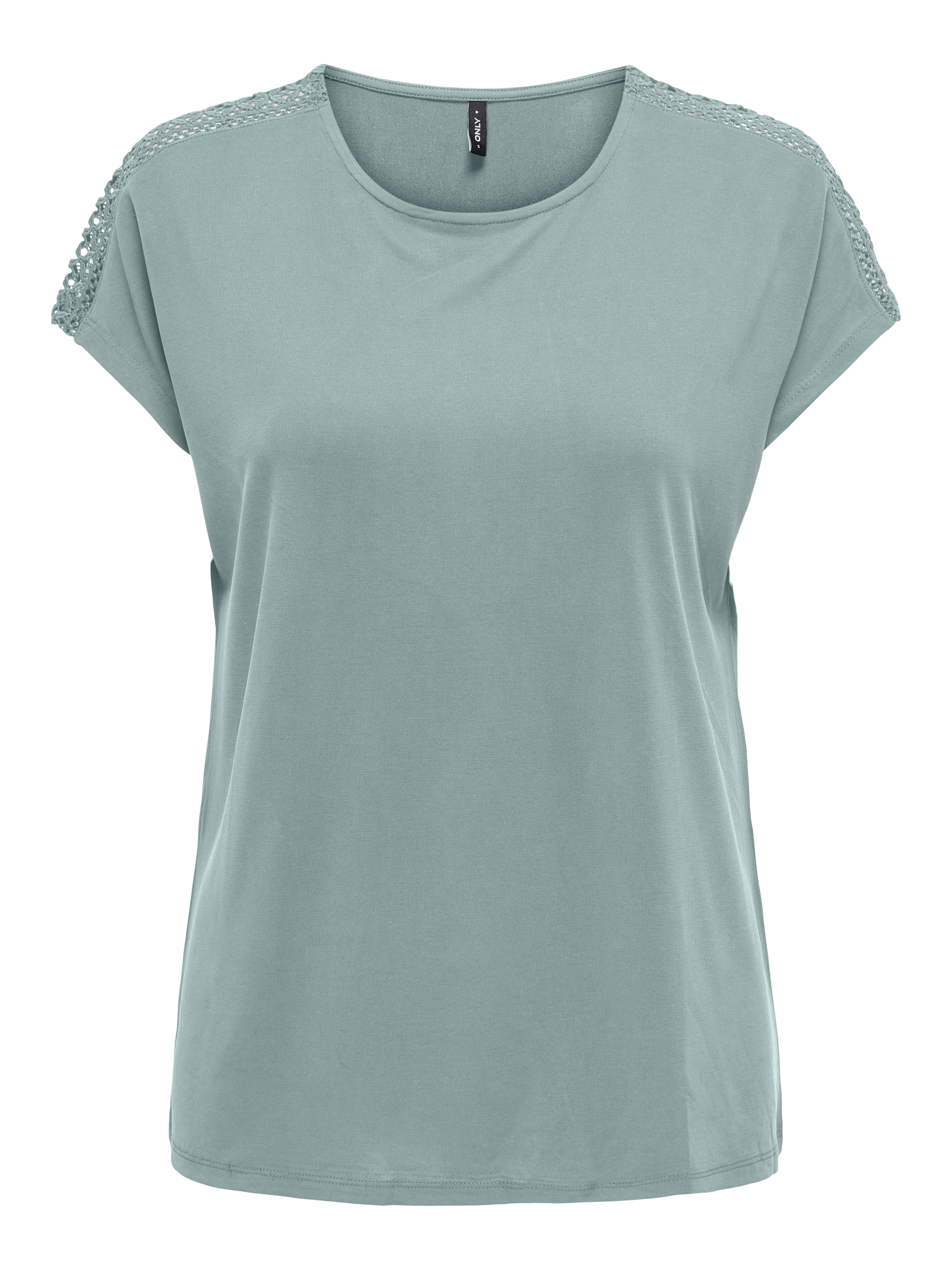 ONLY Kurzarmshirt "ONLFREE LIFE CAPSLEEVE LACE TOP JRS" günstig online kaufen