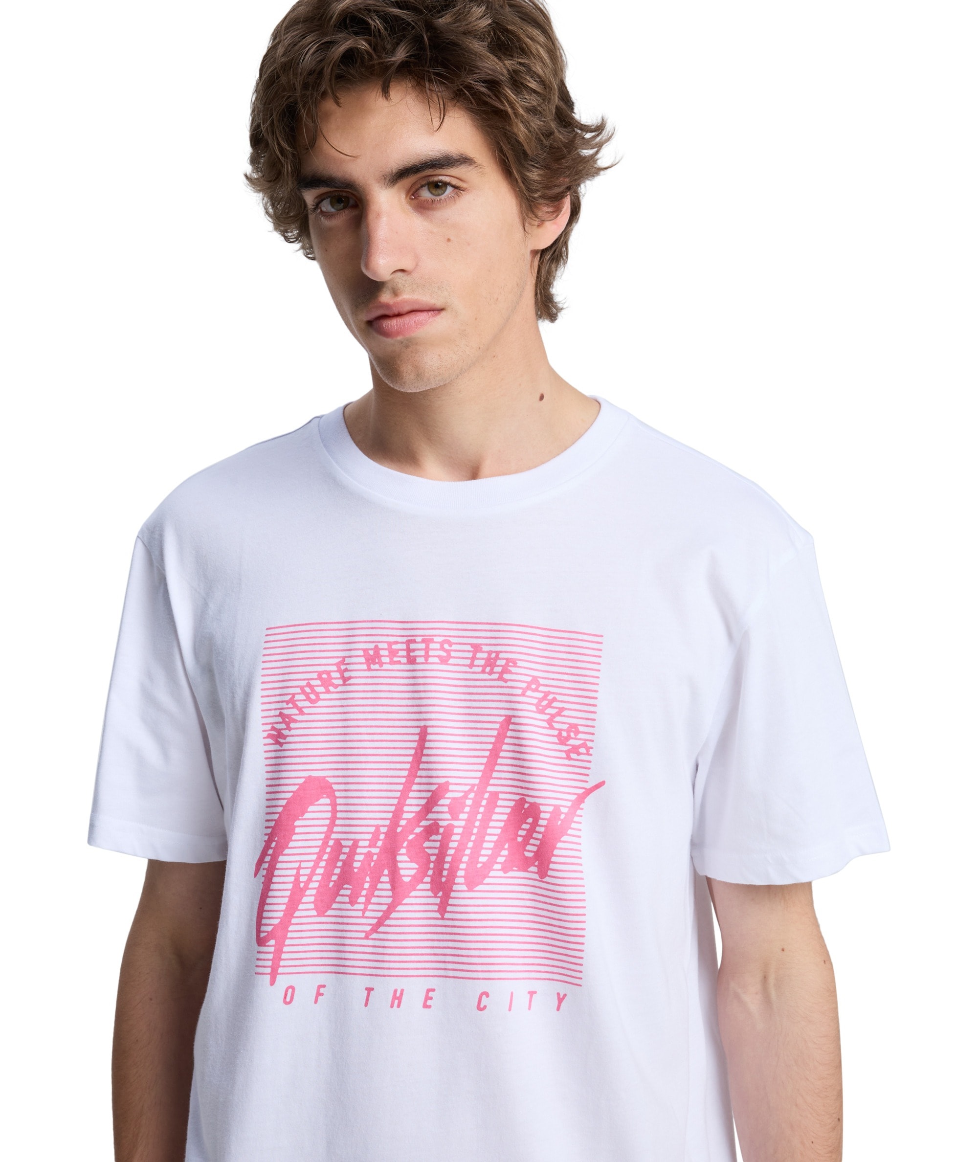 Quiksilver T-Shirt »RETRO MOOD SHORT SLEEVE« Kurzarm-Design, aus Baumwolle, in den Größen S bis XXL