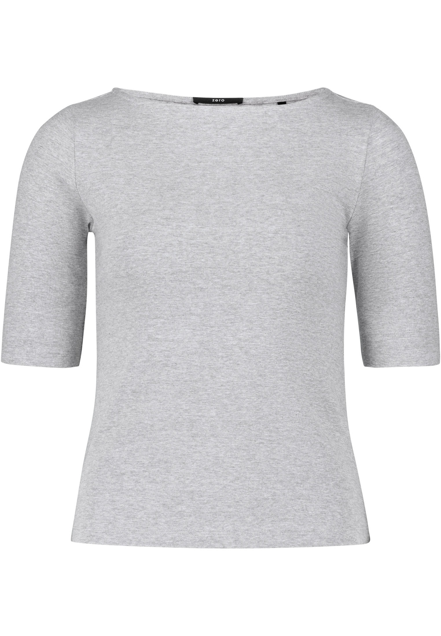 Zero 3/4-Arm-Shirt "zero Baumwollshirt mit Rundhalsausschnitt", Plain/ohne günstig online kaufen