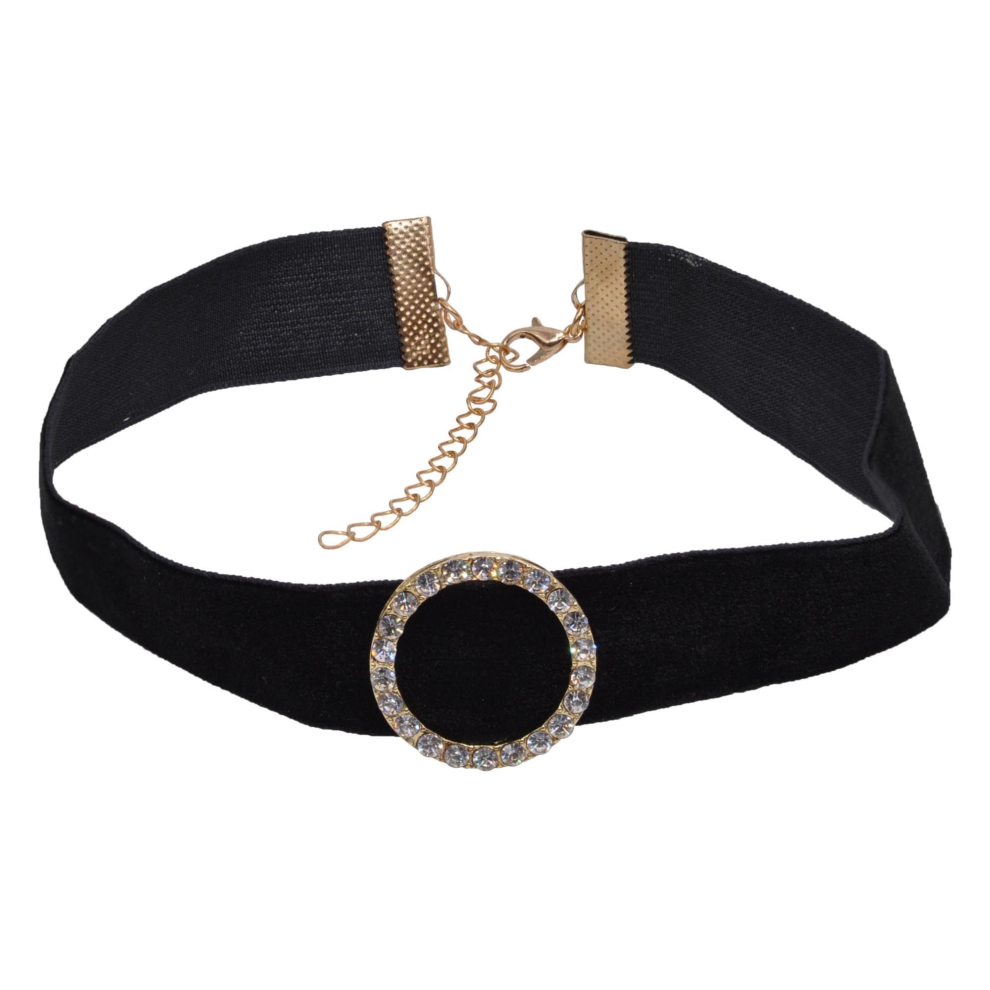 Steuer Kette mit Anhänger »Metall Glänzend Glasstein weiß«