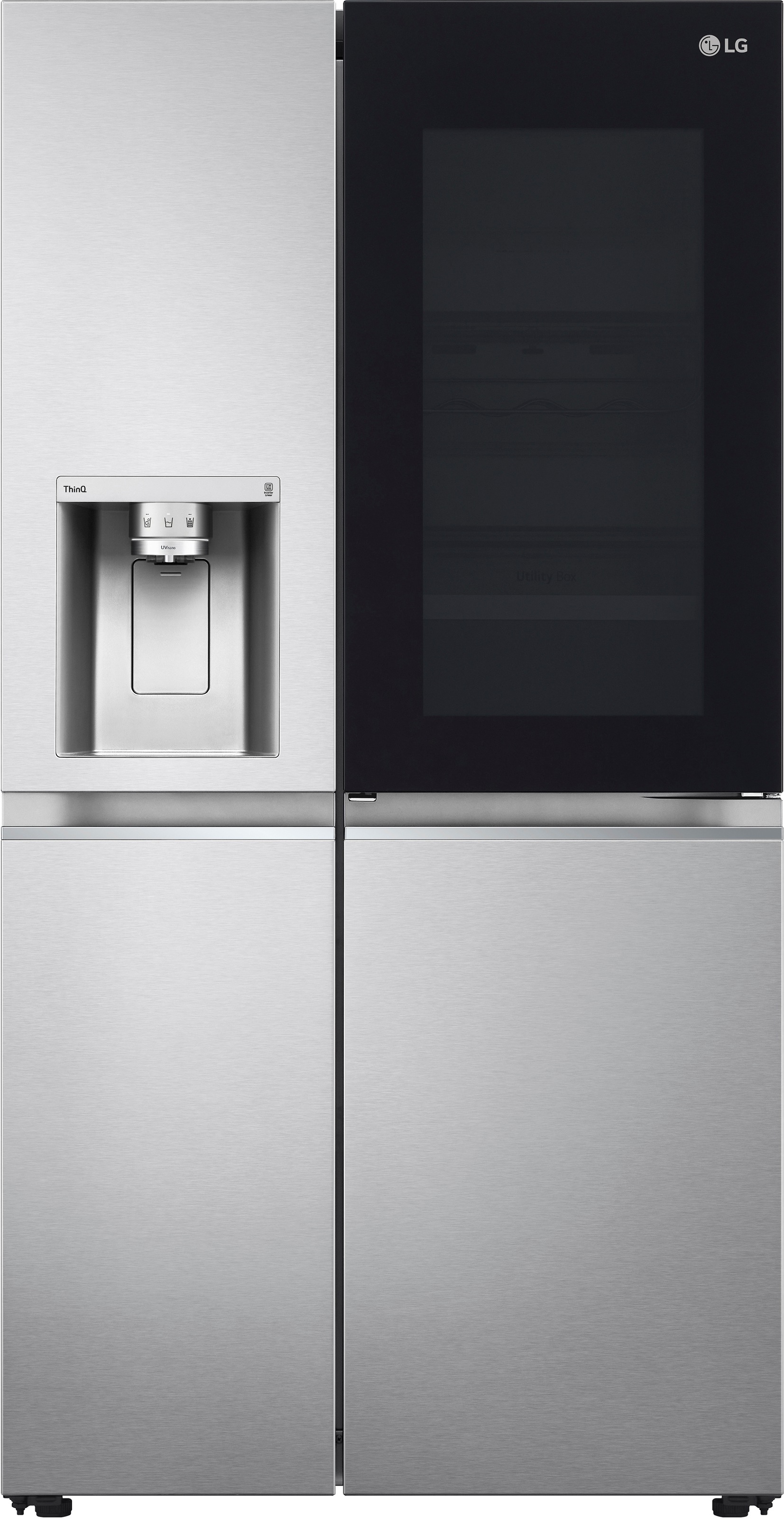 LG Side-by-Side "GSXV91BSAE" 179 cm hoch 91,3 cm breit InstaView™ günstig online kaufen