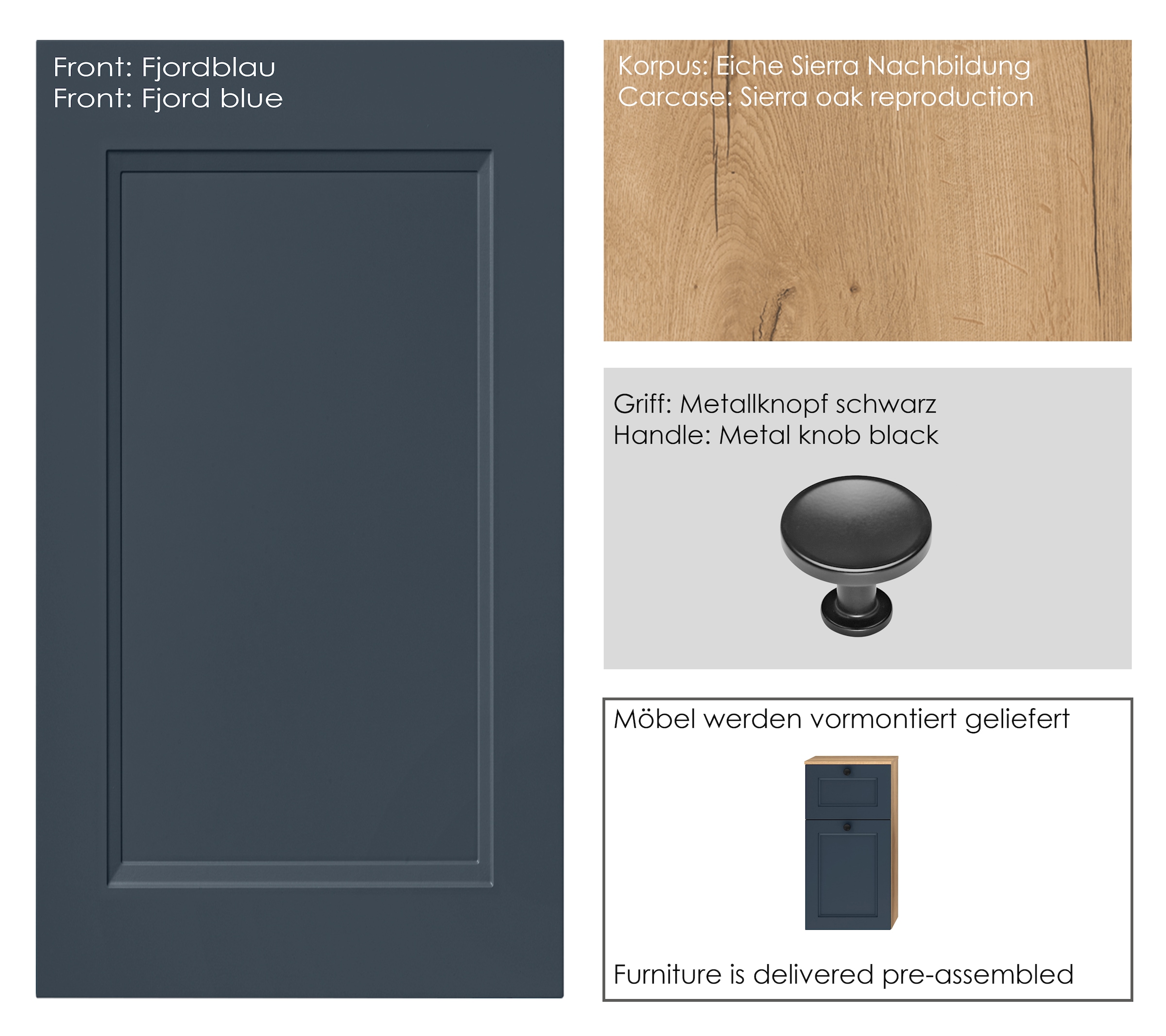 nobilia® Badmöbel-Set »Cascada« Set, inkl.  Aufsatzwaschbecken und beleuchtetem  Spiegel mit Touch-Sensor, 2 Stk. tlg.