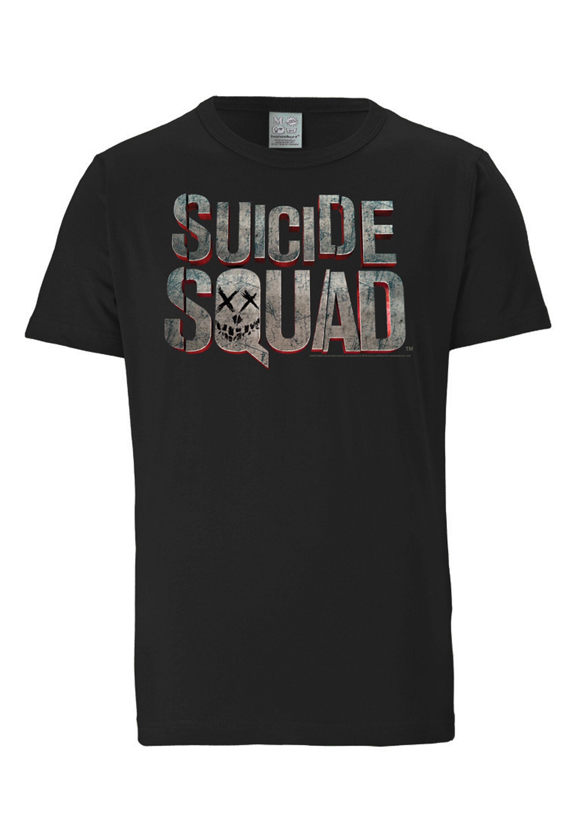 LOGOSHIRT T-Shirt »Suicide Squad Logo«, mit lizenziertem Print