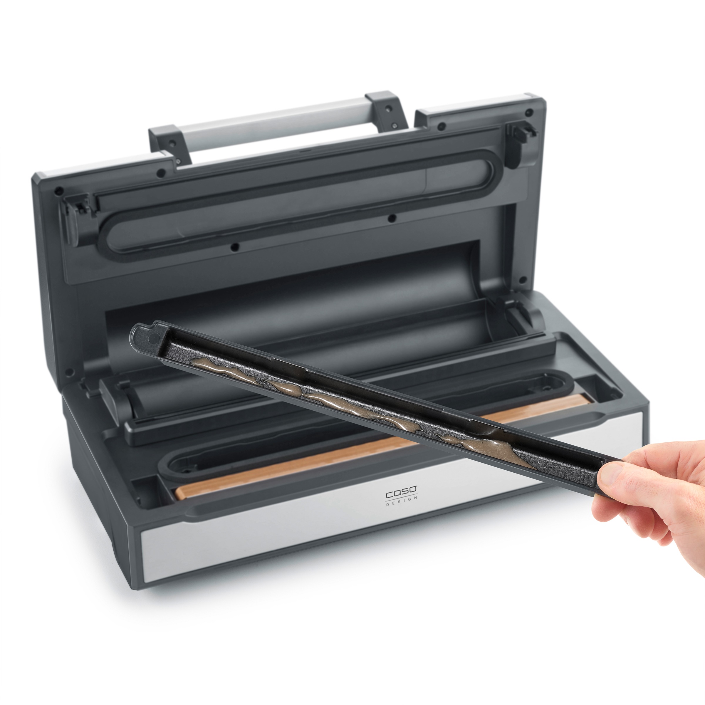 Caso Vakuumierer »1402 FastVac 3500« Rollenbreite 35 cm 180 W doppelte Schweißnaht für ein besonders sicheres Verschließen