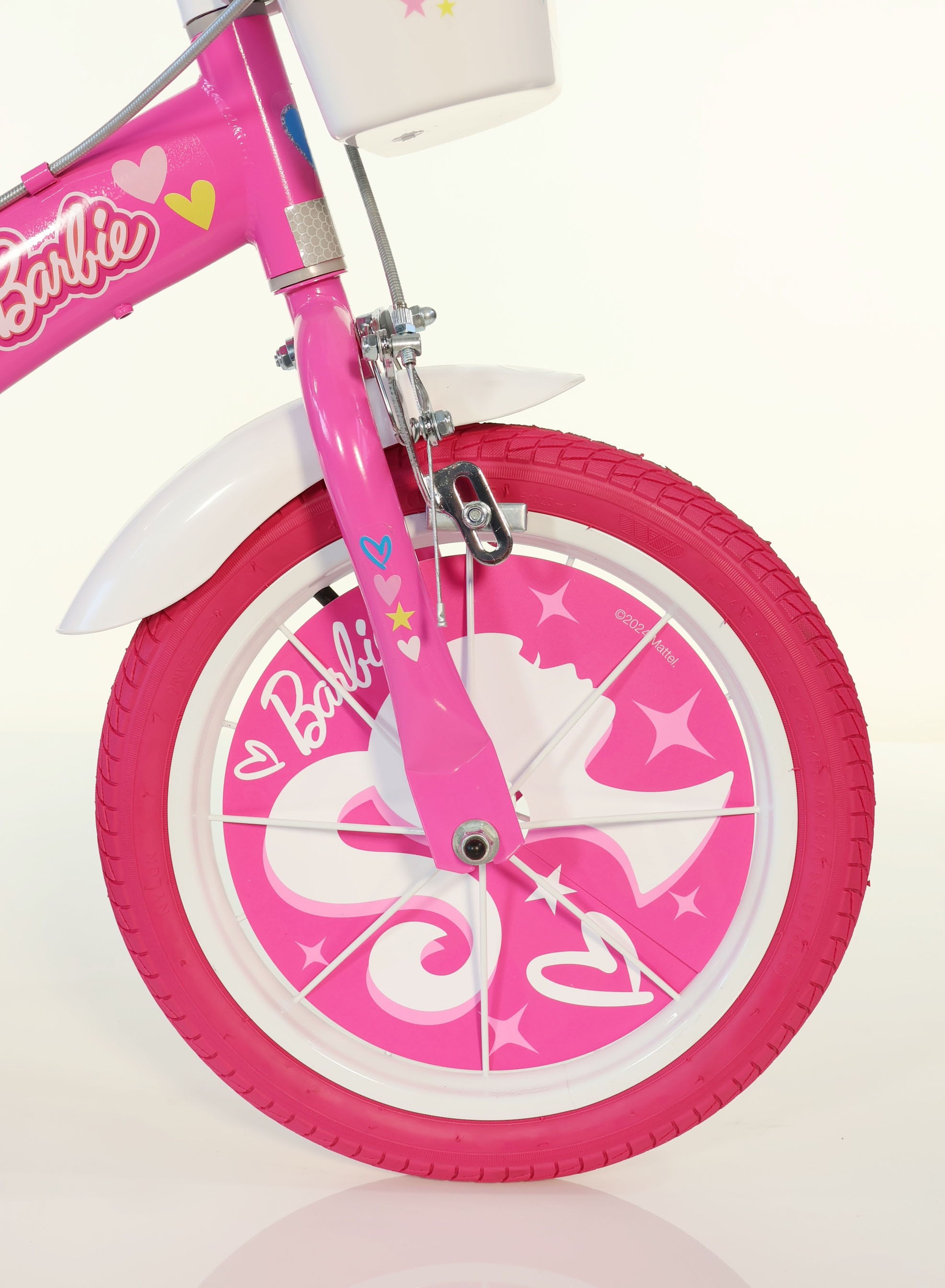 Dino Bikes Kinderfahrrad "Barbie 16" Kinderfahrrad 4-7 Jahre" 1 Gang ohne Schaltung