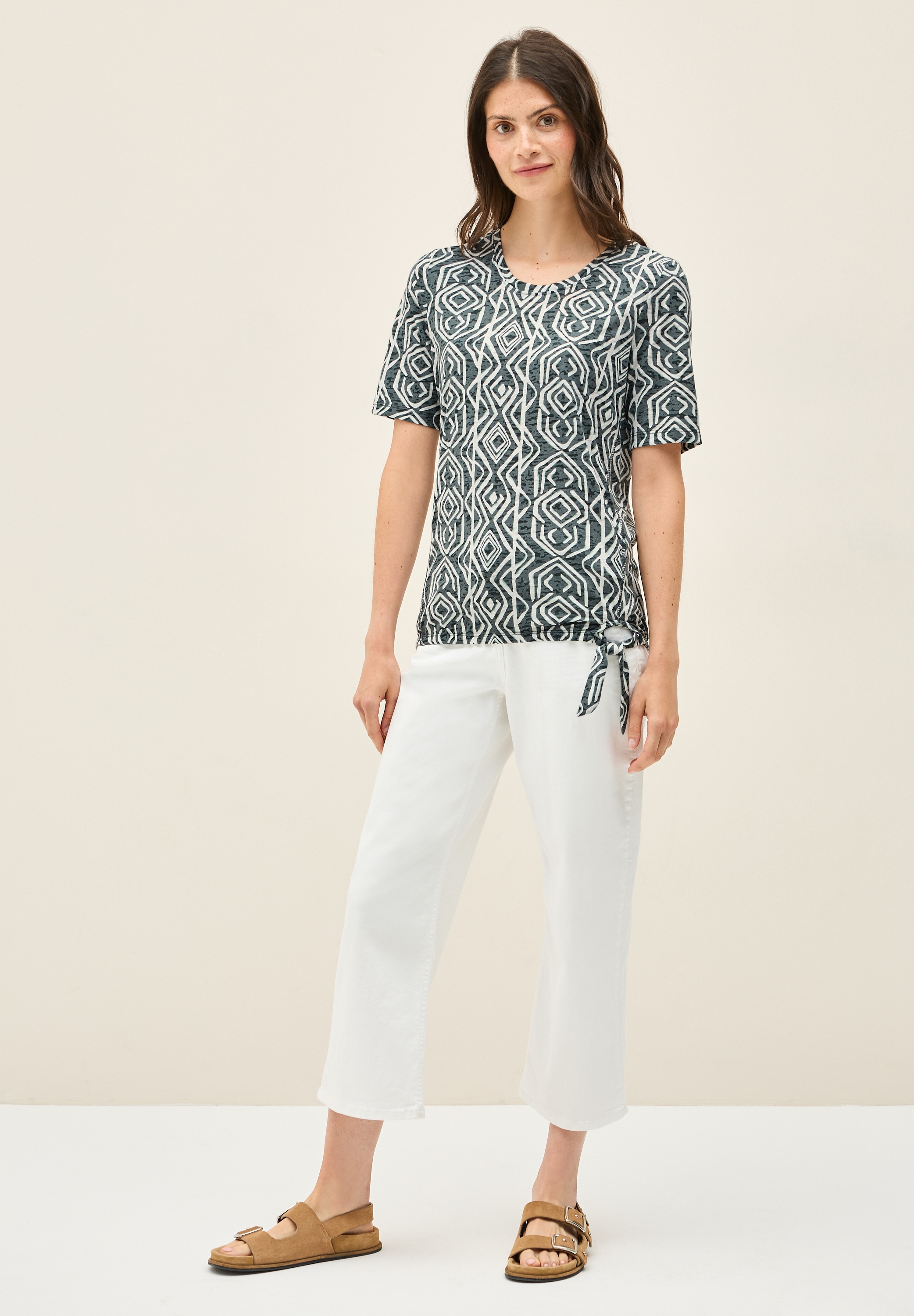 Cecil Print-Shirt, mit Gummizug im Bund