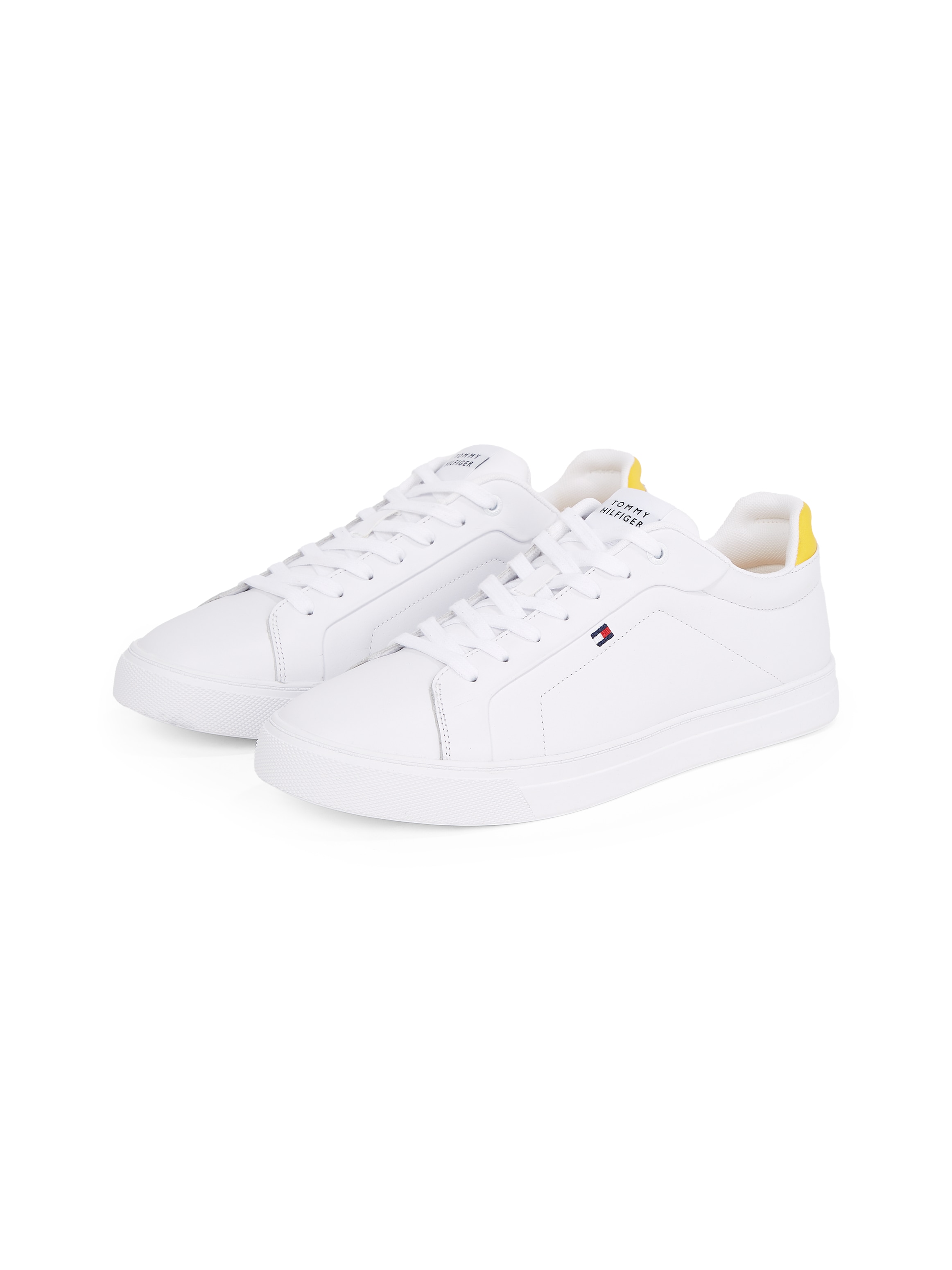 Tommy Hilfiger Sneaker "ICON COURT PINPERF LTH", Freizeitschuh, Halbschuh, günstig online kaufen