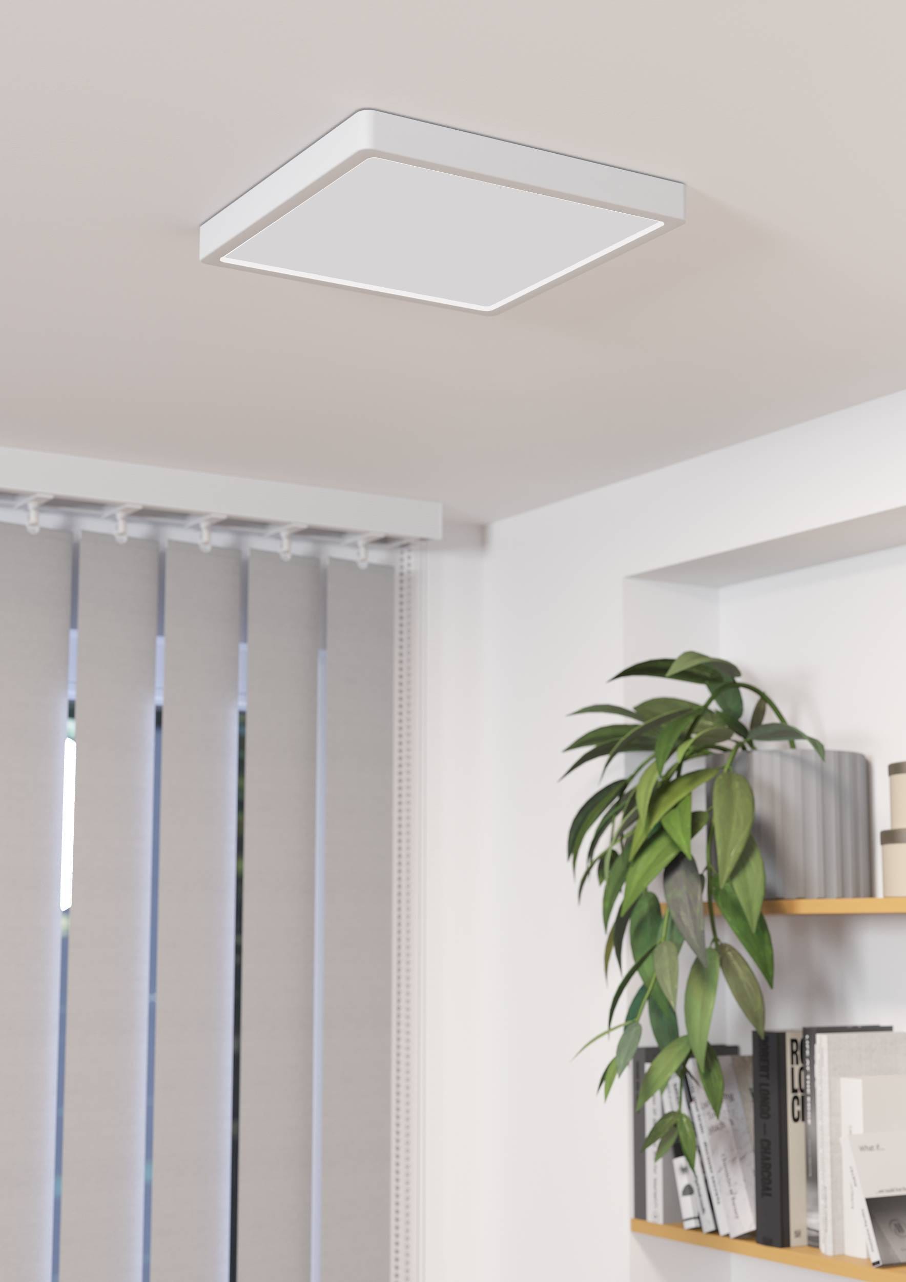 EGLO Aufbauleuchte »Fueva 5 Deckenlampe, Aufbaulampe, Stahl und Kunststoff, Flurlampe« LED-Modul 1 Stk. Warmweiß L x B 28,5 cm, Aufbauleuchte, Deckenlampe in Weiß, LED Aufbaulampe