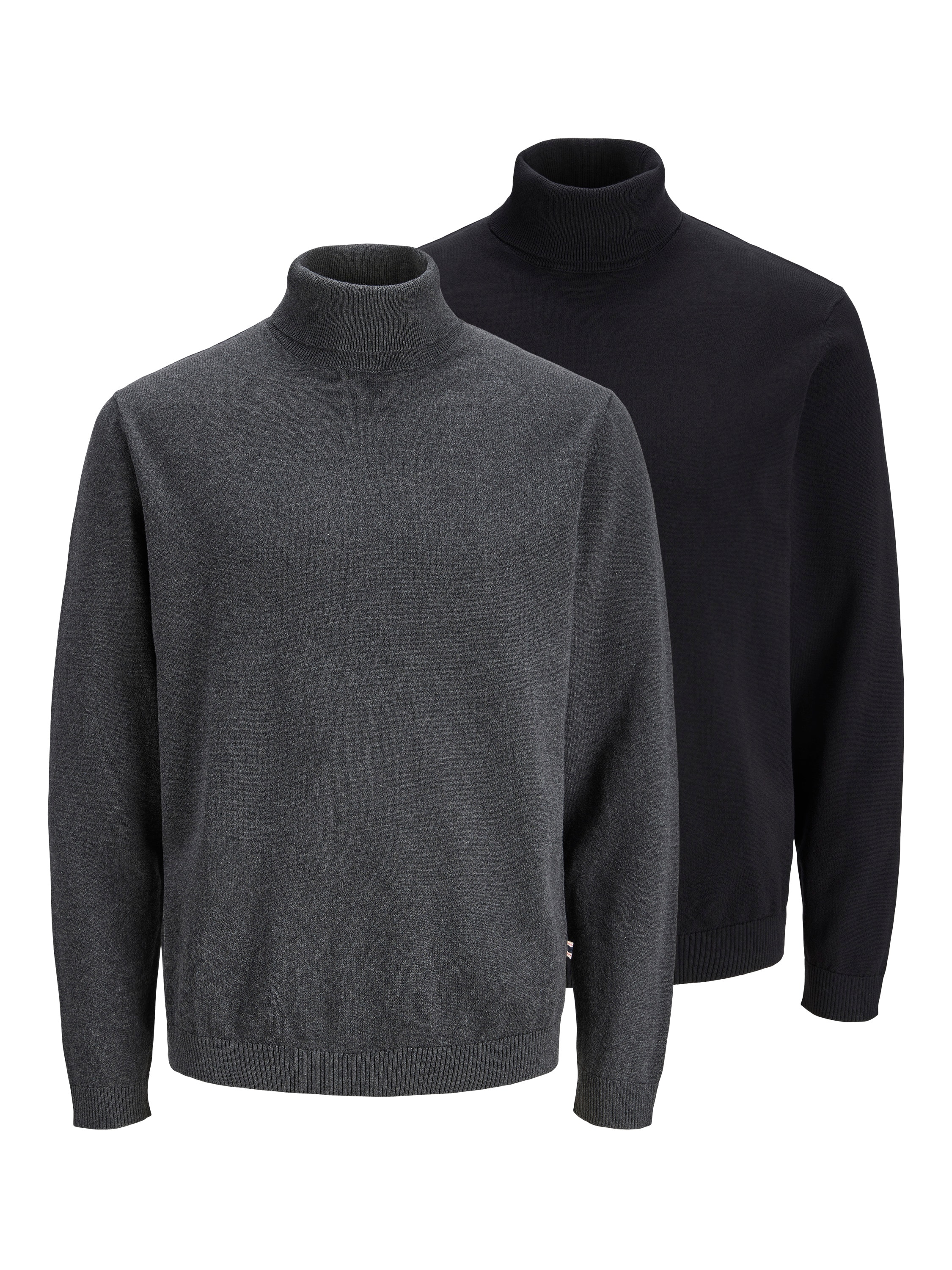 Jack & Jones "JJEBASIC KNIT ROLL NECK 2PK MP" Packung, 2 Baumwolle, regular fit