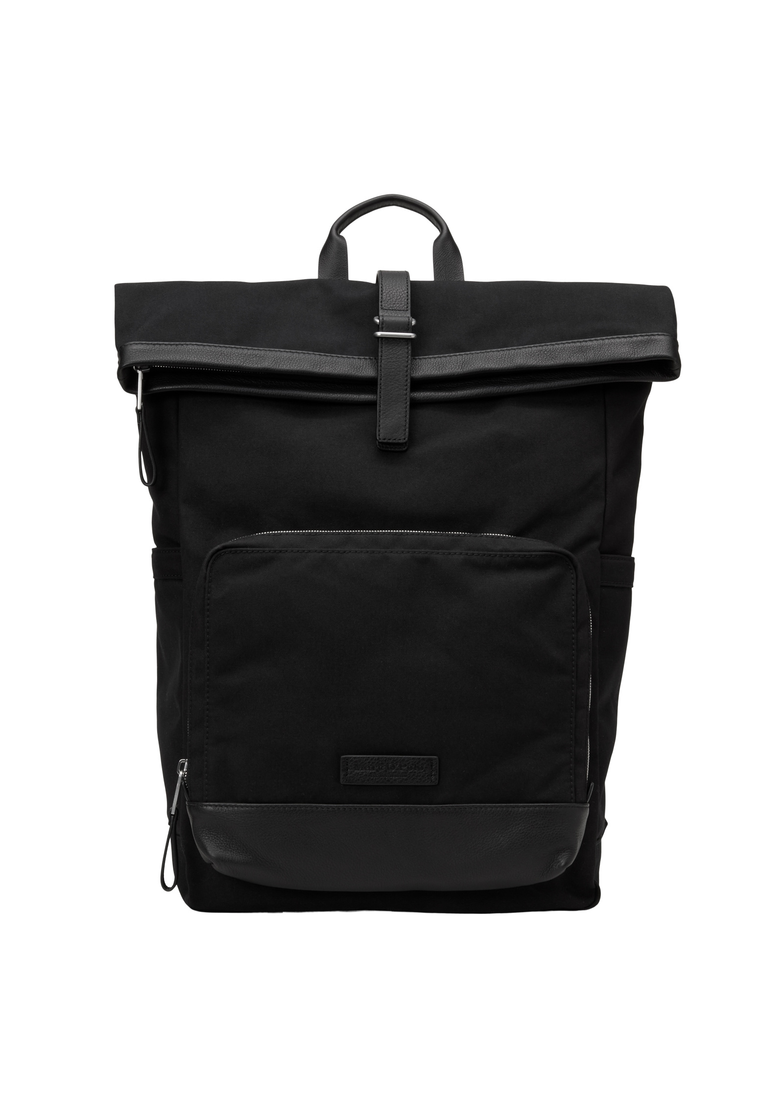Reisetasche MARC O'POLO "aus gewachstem Canvas", Gr. B/H/T: 33cm x 60cm x 13cm, schwarz, Polyester, unifarben, Taschen Reisetasche