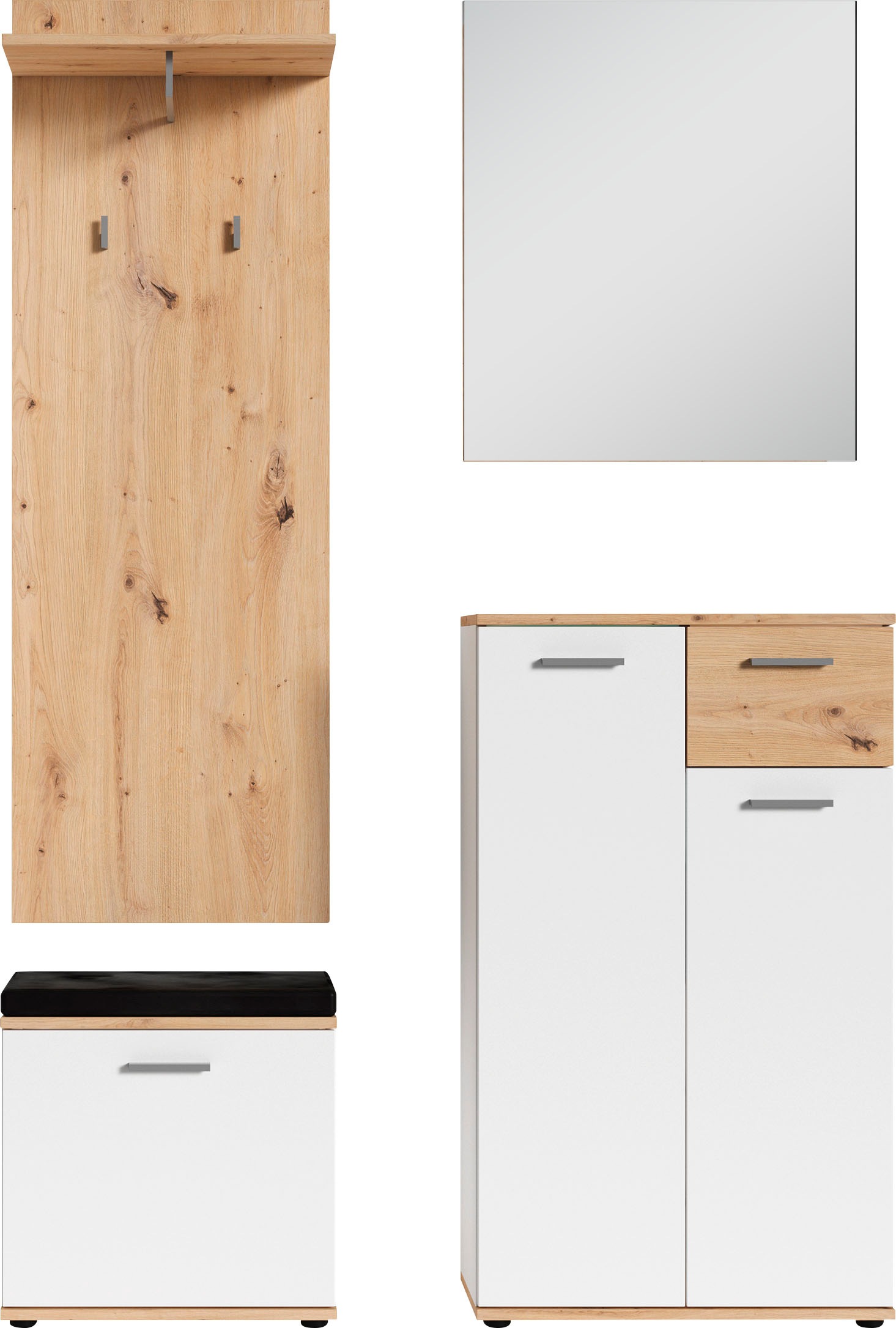 INOSIGN Garderoben-Set "Jakob" 4 Stk. tlg. günstig online kaufen