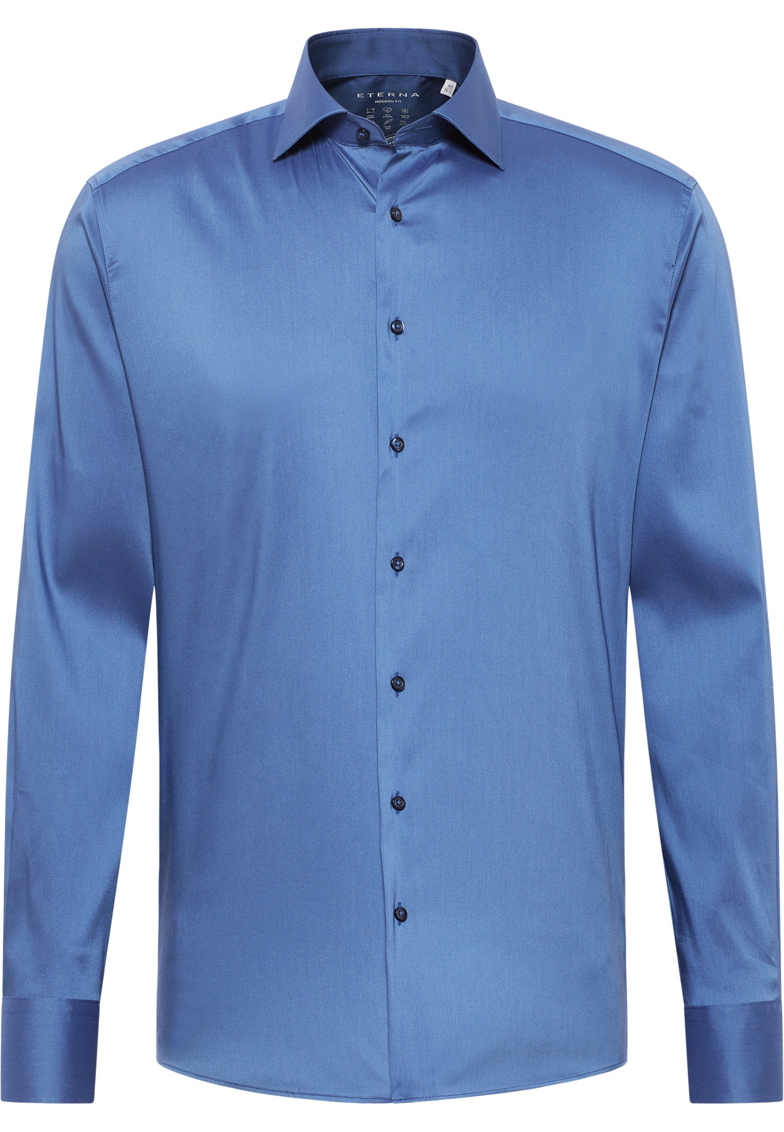 Eterna Langarmhemd »MODERN FIT«, EASY IRON (bügelleicht)
