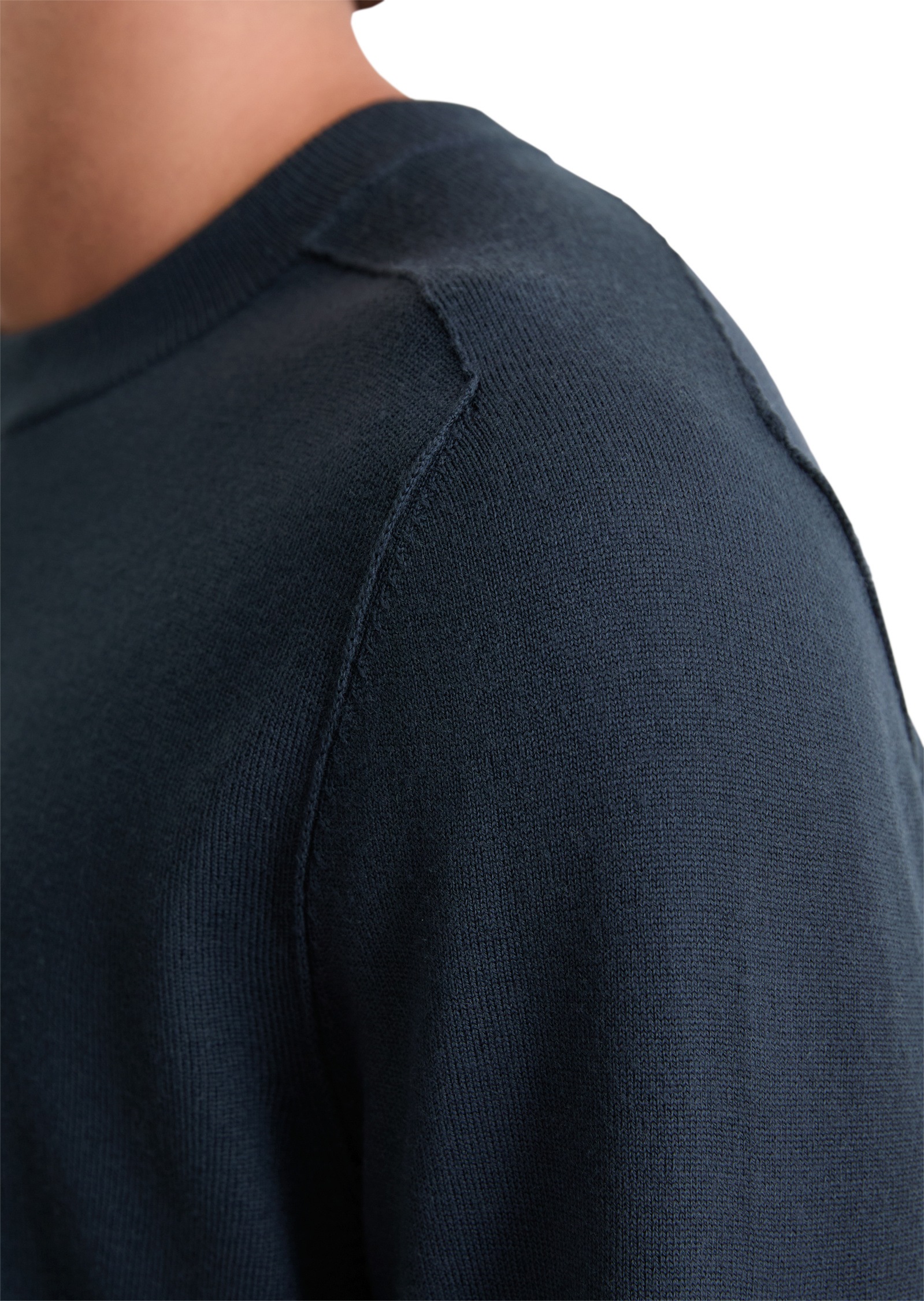 Marc O'Polo Rundhalspullover »aus weicher Merinowolle«
