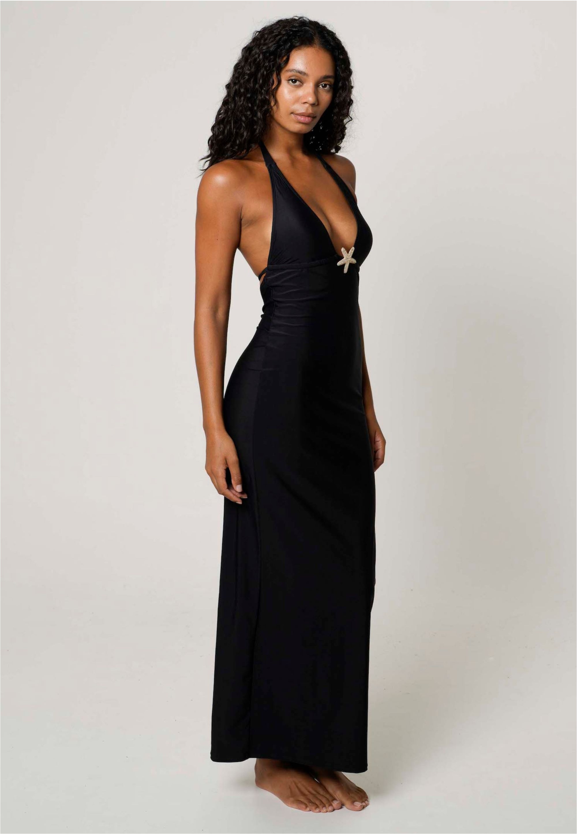 Moda Minx Jerseykleid »Starfish Triangle Long Dress«, (1 tlg.), mit tollem Seestern-Element