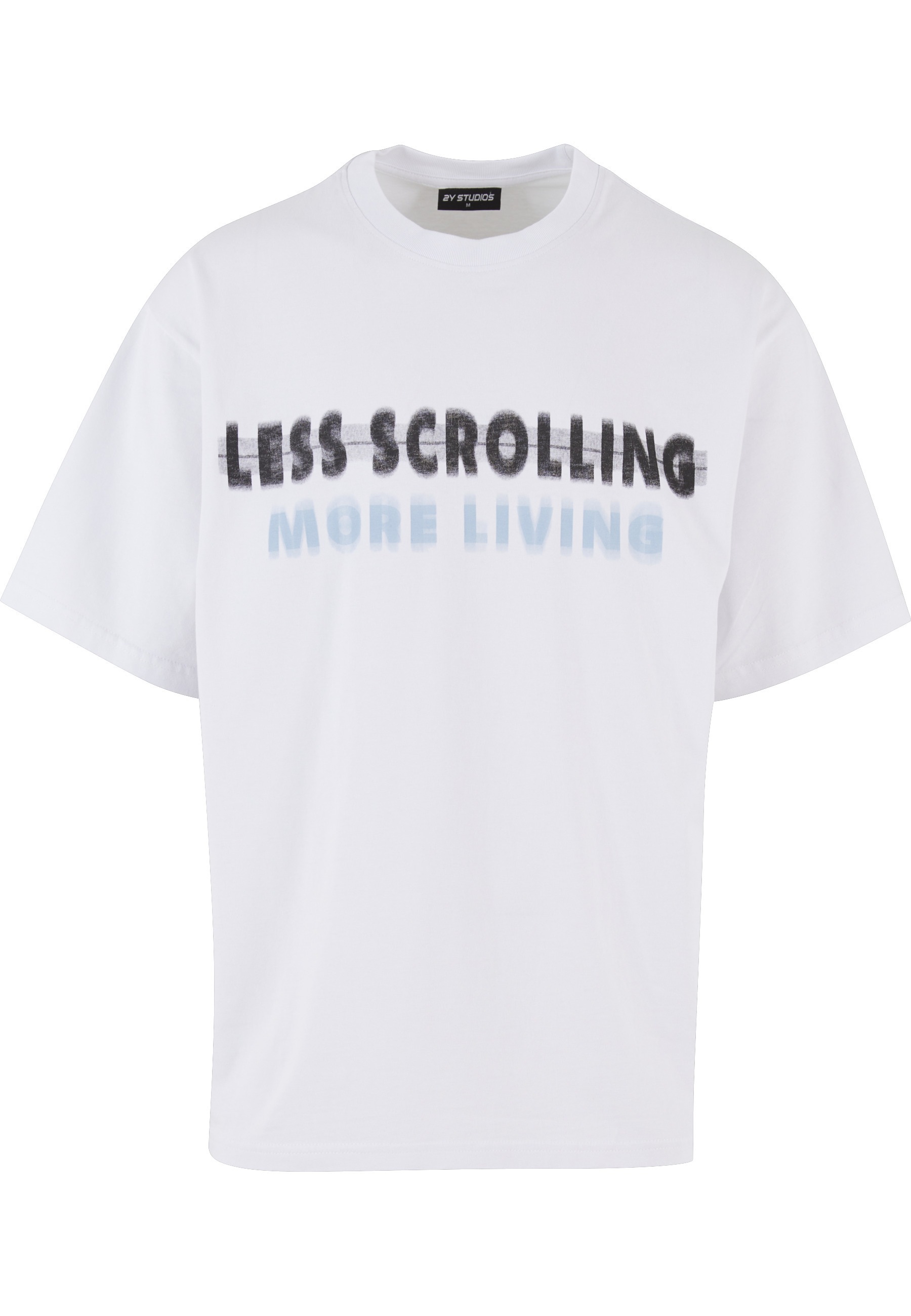2Y Studios T-Shirt "2Y Studios Herren 2Y Less Scrolling Oversize Tee" 1 Stk.