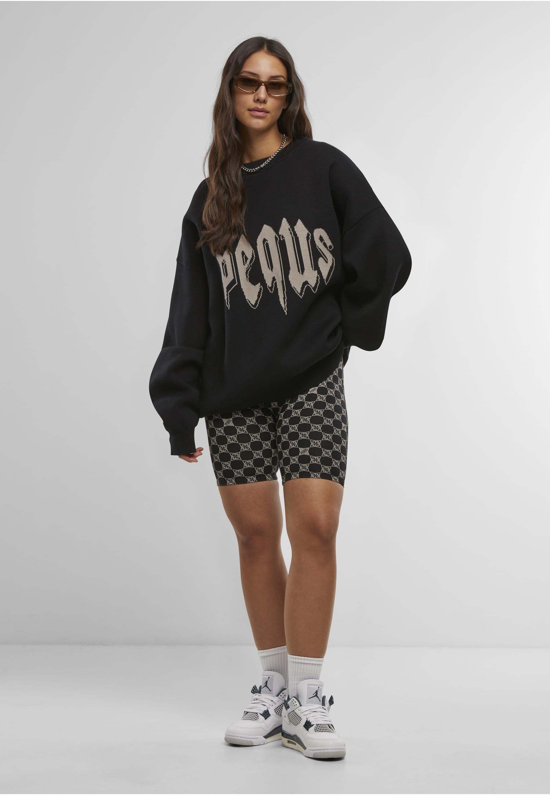 PEQUS Radlerhose »PEQUS PEQUS Aether Monogram Biker Shorts«