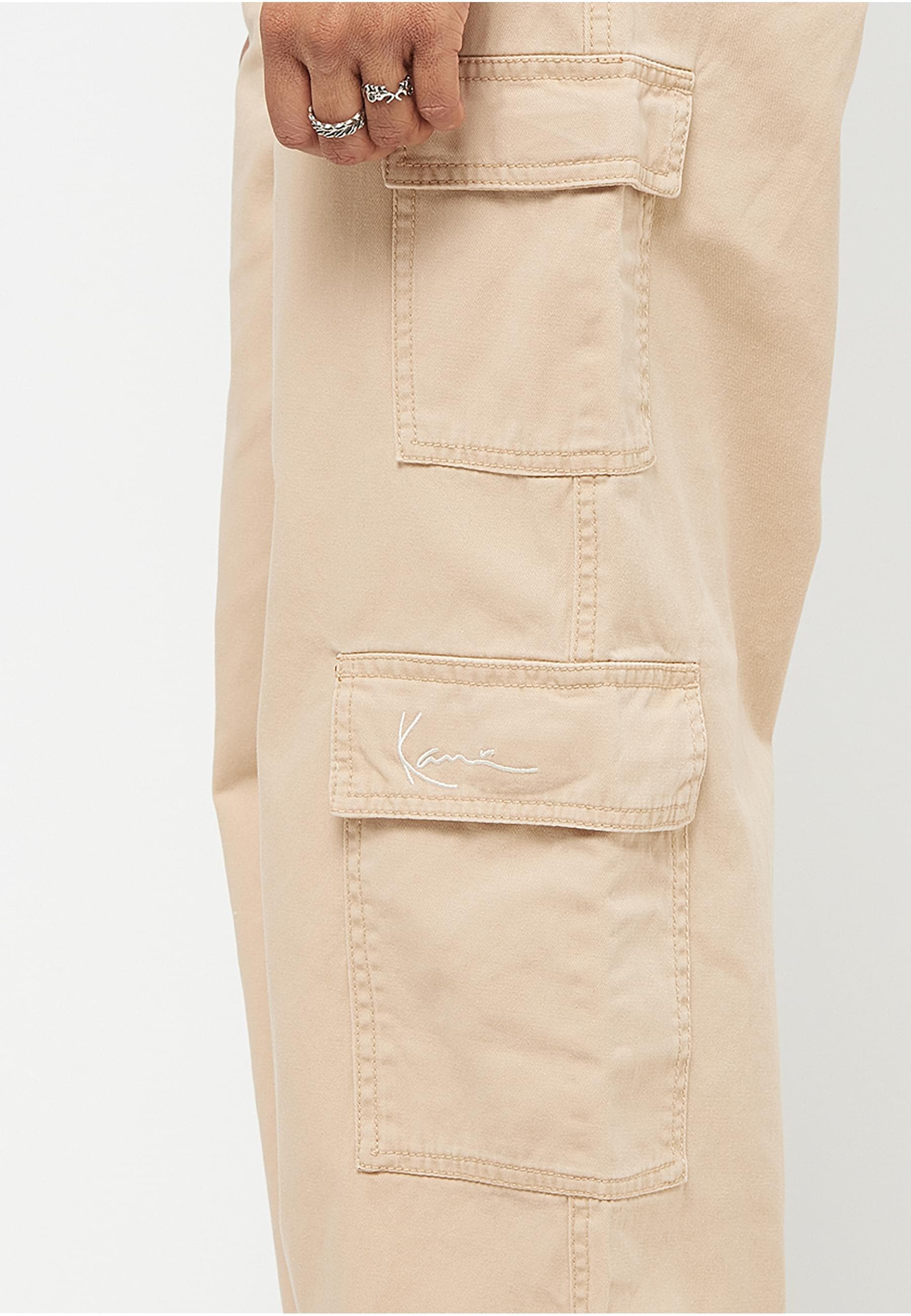 Karl Kani Cargohose »Karl Kani Small Signature Washed Cargo Pants«, (1 tlg.)