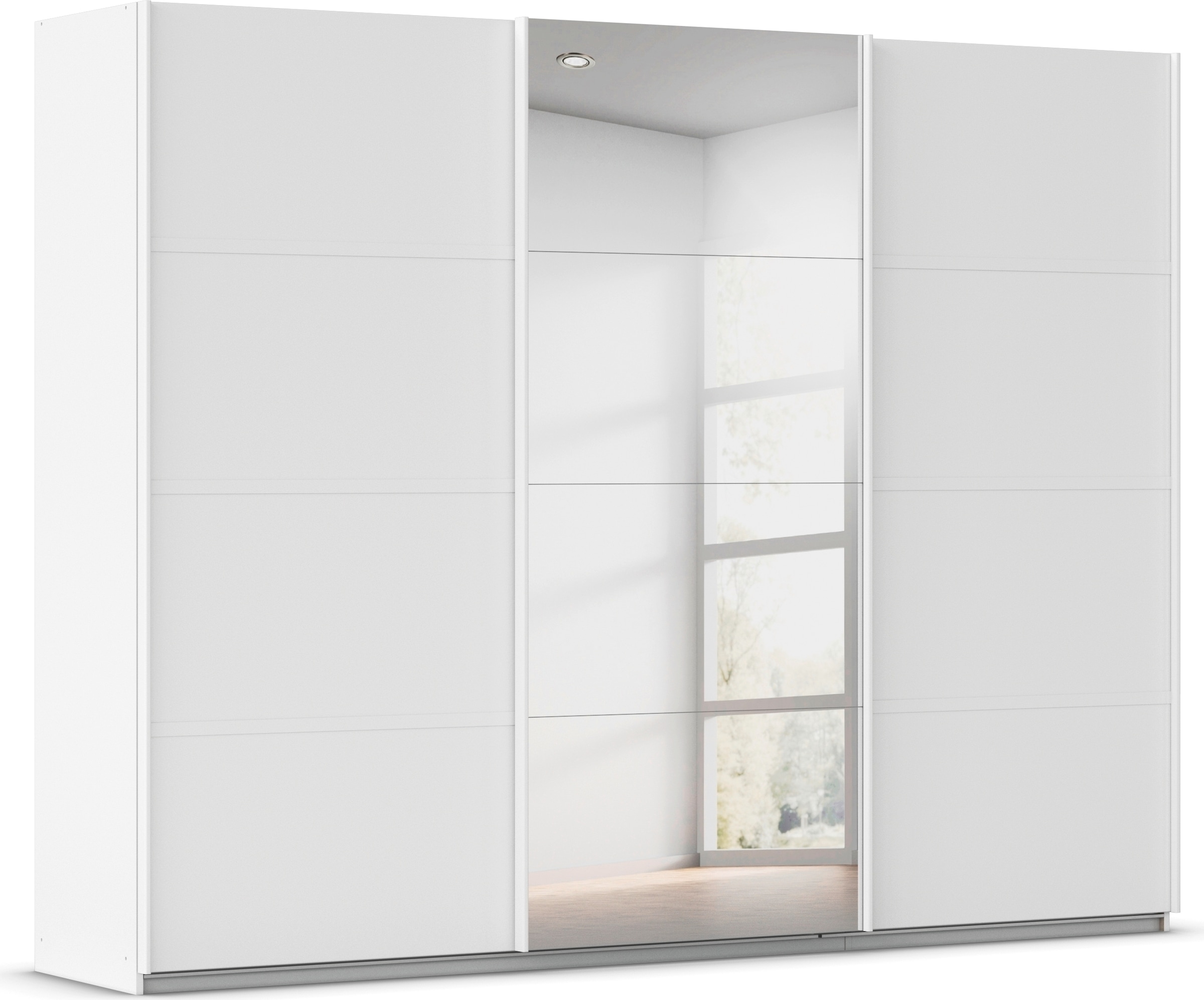 OTTO home Kleiderschrank "Mehrzweckschrank Aktenschrank Möbel Mietswohnung Schlafzimmer AVOLA" 3 verschiedene Ausstattungen BASIC/CLASSIC/PREMIUM (inkl. SOFT-CLOSE), mit eleganten Zierleisten in Chrom, Schwarz oder Weiß MADE IN GERMANY