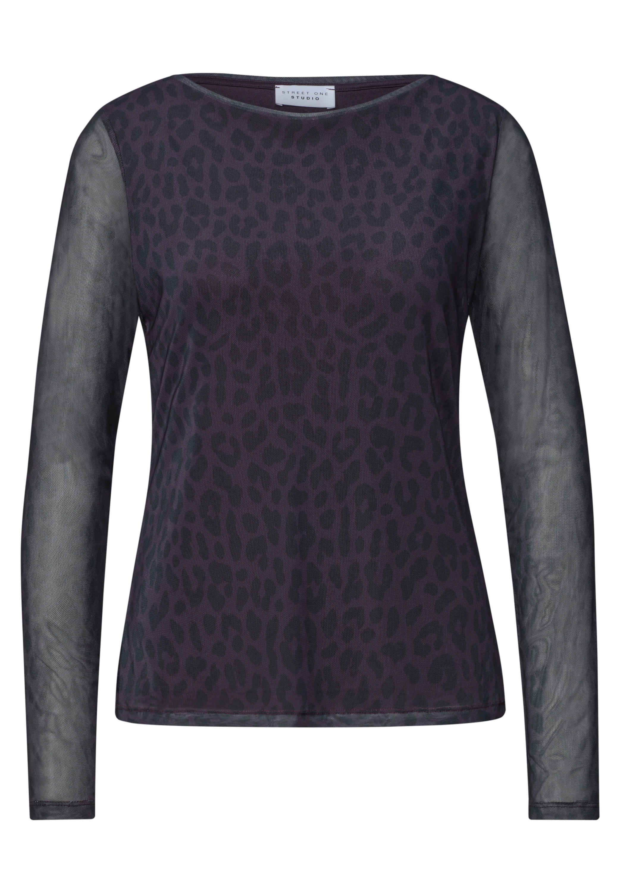 STREET ONE STUDIO Langarmshirt mit Leomuster