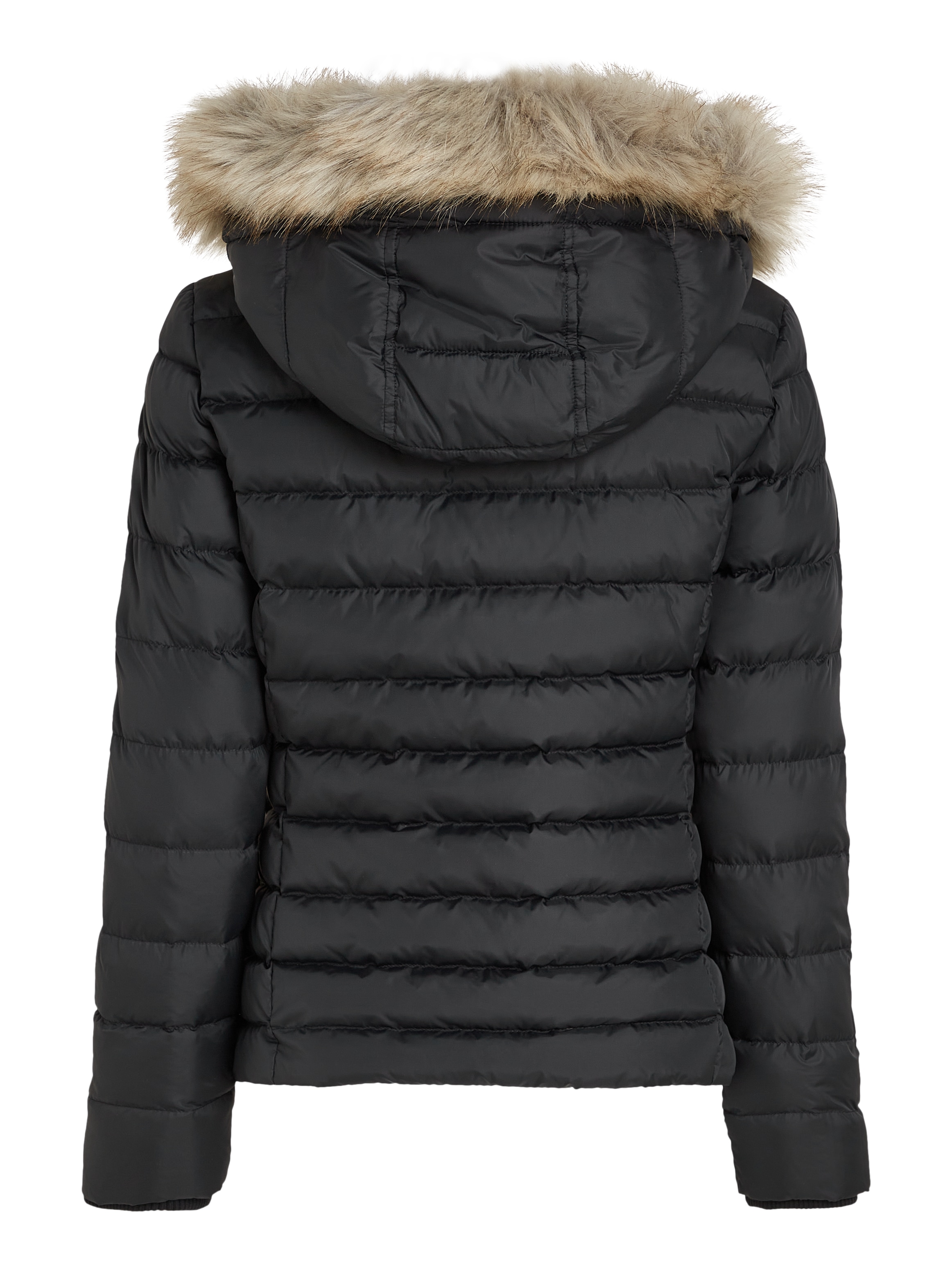 Tommy Jeans Steppjacke »TJW BASIC HOODED DOWN JACKET EXT«, mit Kapuze, mit Logostickerei