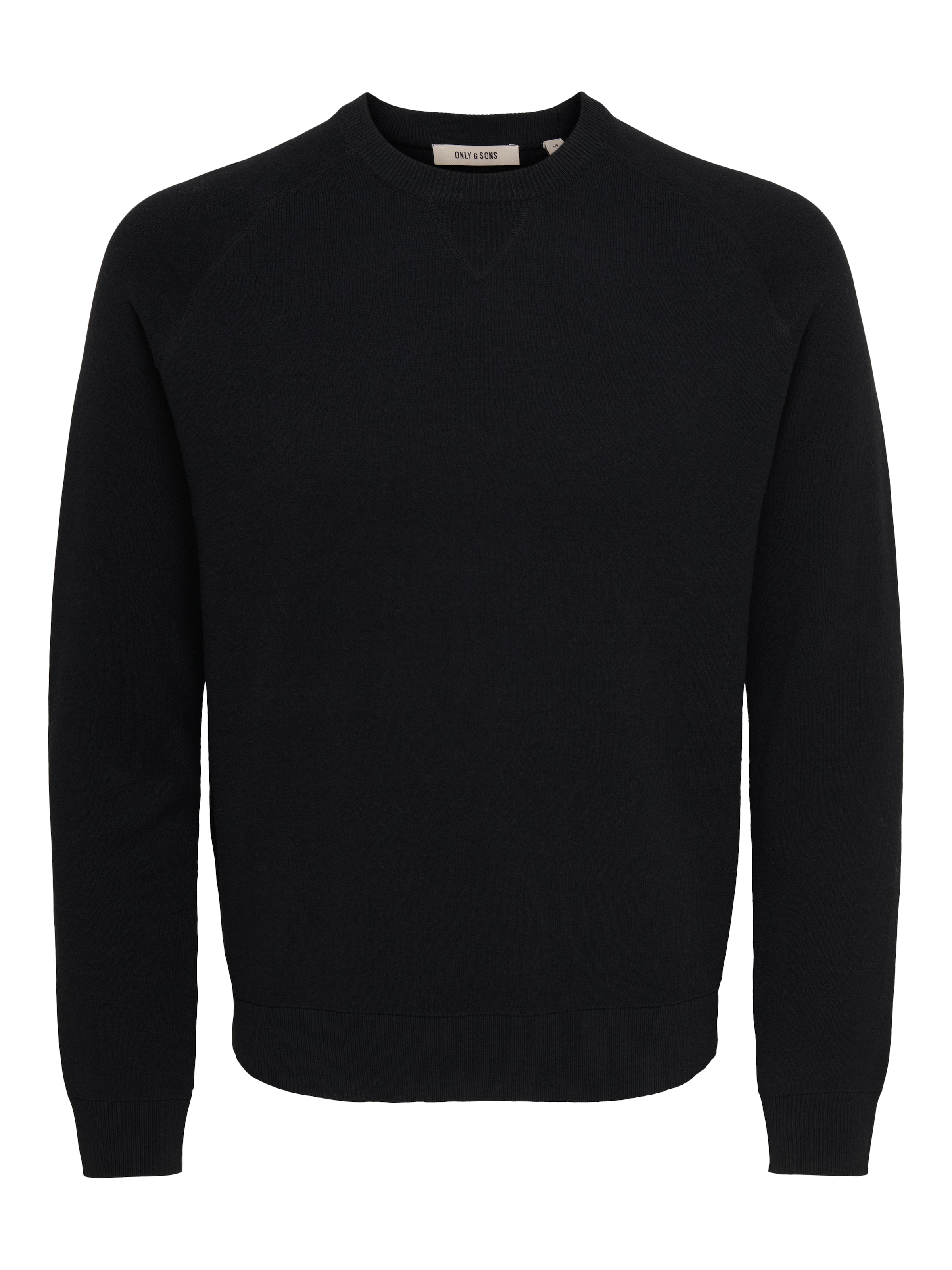 ONLY & SONS Rundhalspullover »ONSVILLAS LS CREW KNIT OTL« Baumwollmischung, regular fit