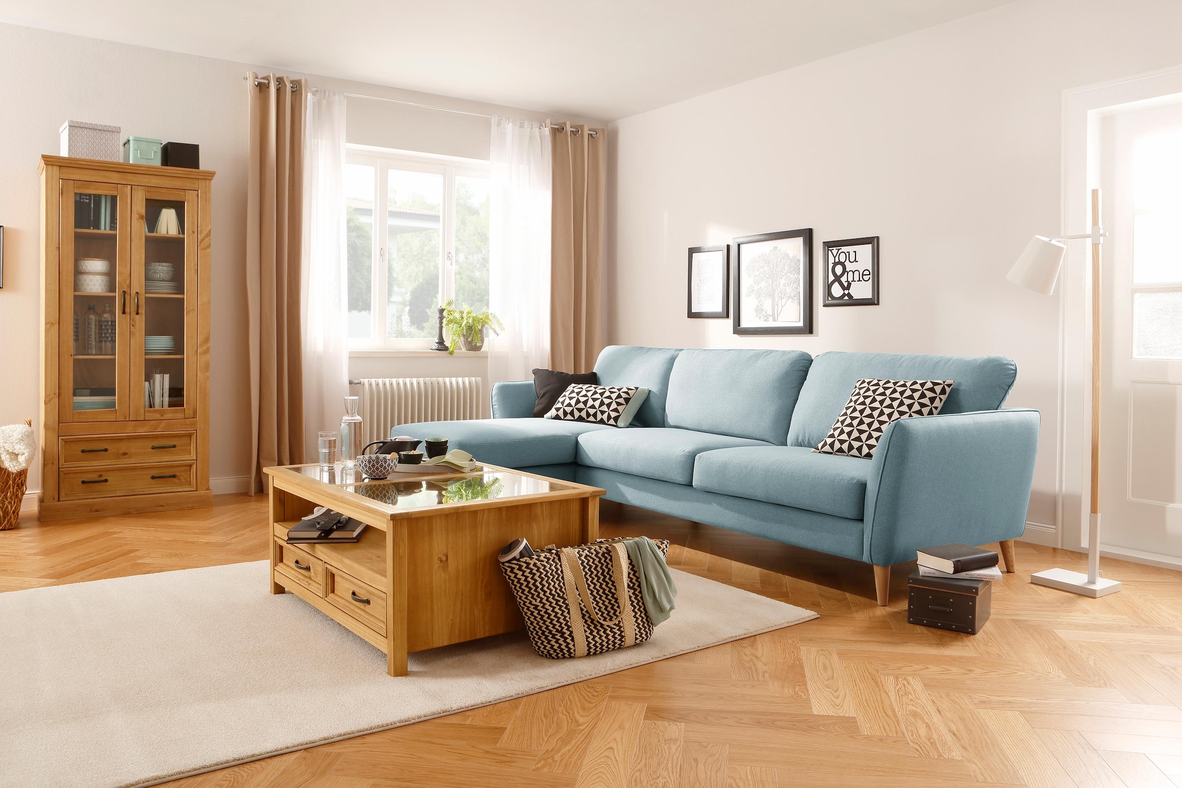 Home affaire Couchtisch »Selma«, mit schöner Holzstruktur