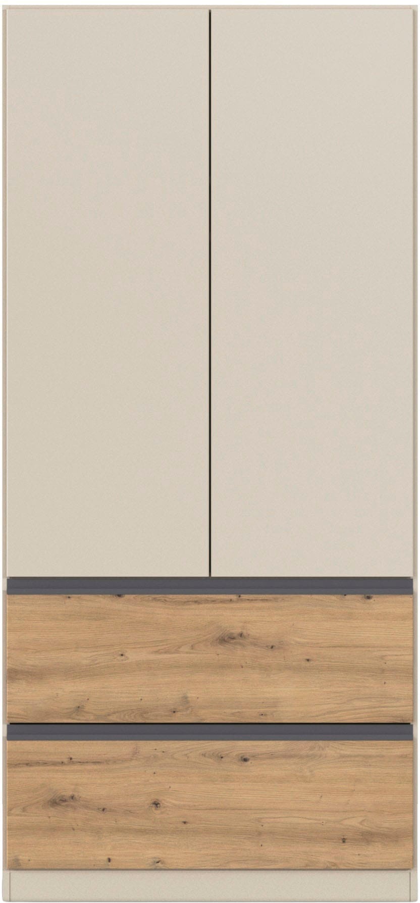 rauch Drehtürenschrank »Kleiderschrank Schrank Garderobe COSTA in den Breiten 91/136/181 cm« in 3 Ausstattungen BASIC/CLASSIC/PREMIUM,  viel Platz, grifflose Front und Push-to-Open Funktion MADE IN GERMANY