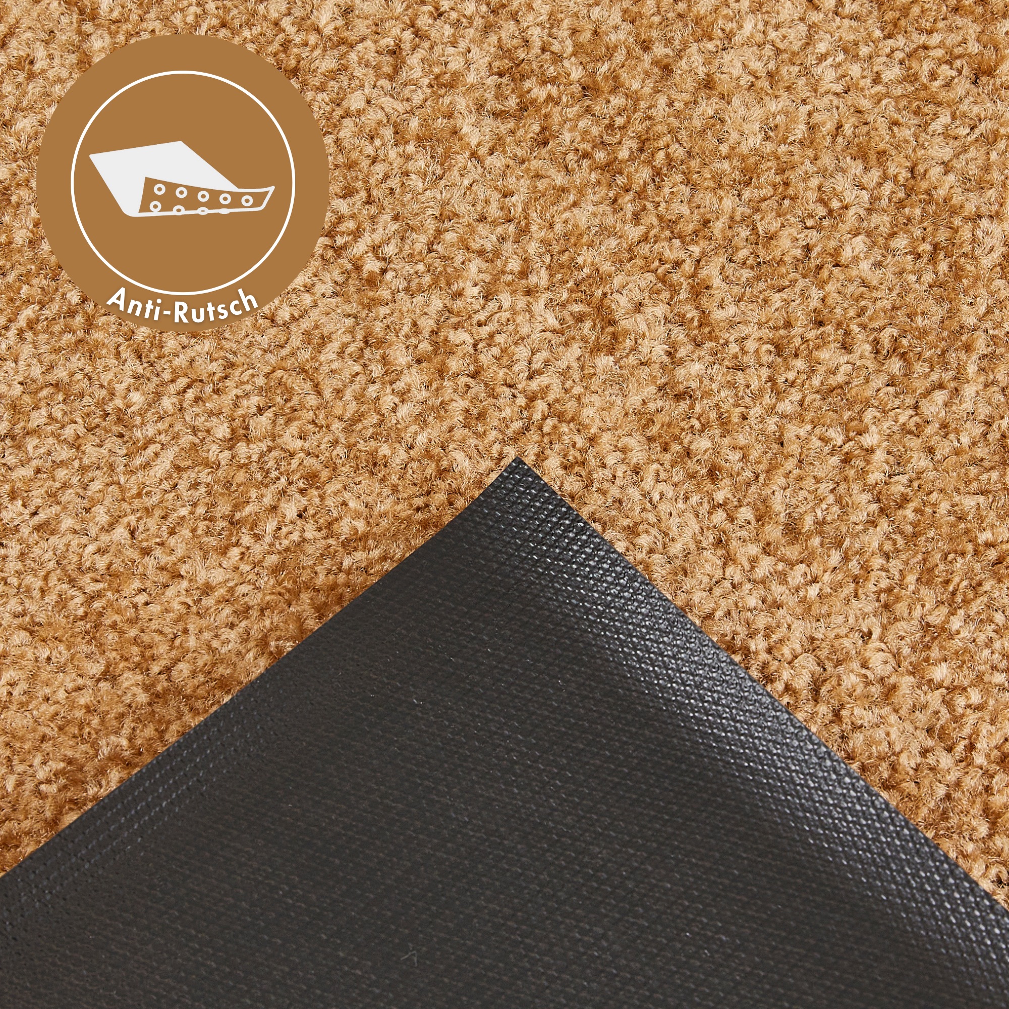 Andiamo Fußmatte »Super Wash & Clean, Made in Belgium« rechteckig 7 mm Höhe Schmutzfangmatte, Uni Farben, rutschhemmend, waschbar