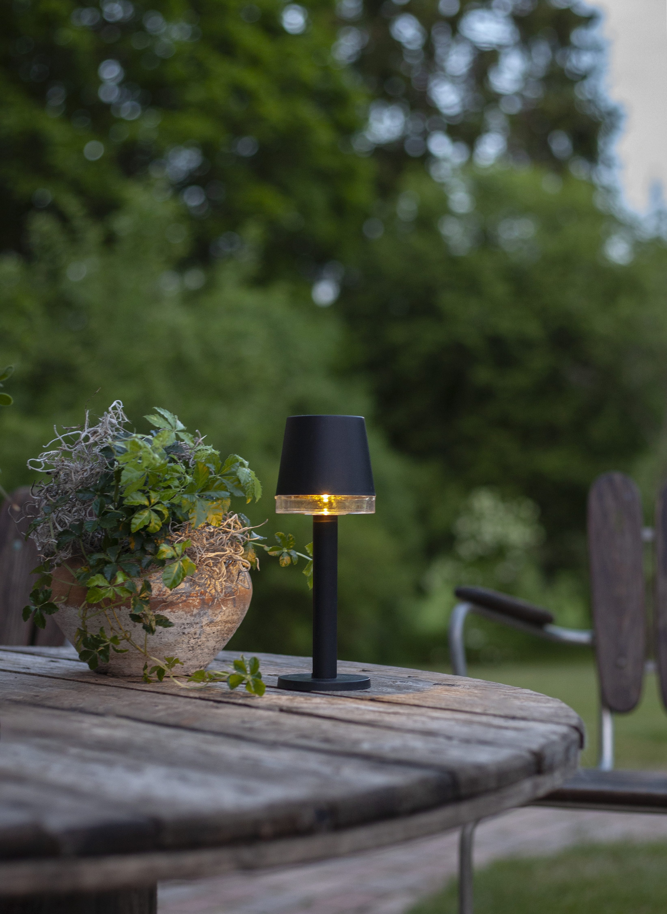 Parforce Traditional Hunting LED Solarleuchte »Solar Dekoration Parvus« LED-Board 1 Stk. Warmweiß kleine Tischdekoration, 5Lm, Dämmerungssensor