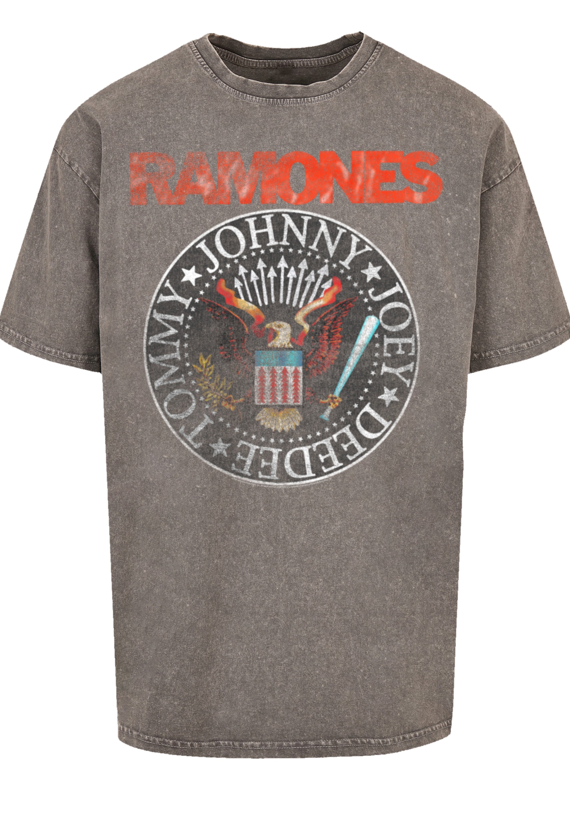 F4NT4STIC T-Shirt »Ramones Rock Musik Band VINTAGE EAGLE SEAL«, Premium Qualität, Band, Rock-Musik
