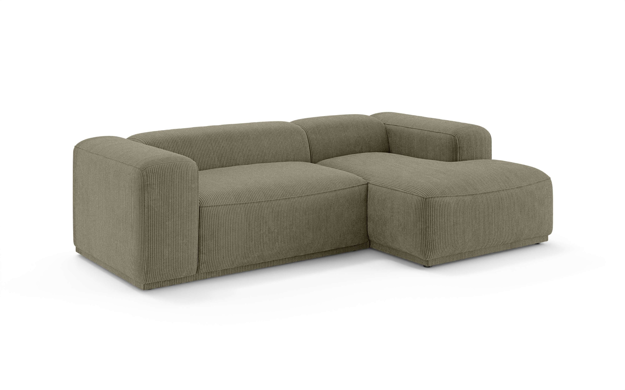 s.Oliver Ecksofa »EMMERIK Designersofa, L-Form mit Wellenfederung, B/T/H: 260/155/73 cm«, hoher Sitzkomfort, gemütlich und modern, auch in Cord