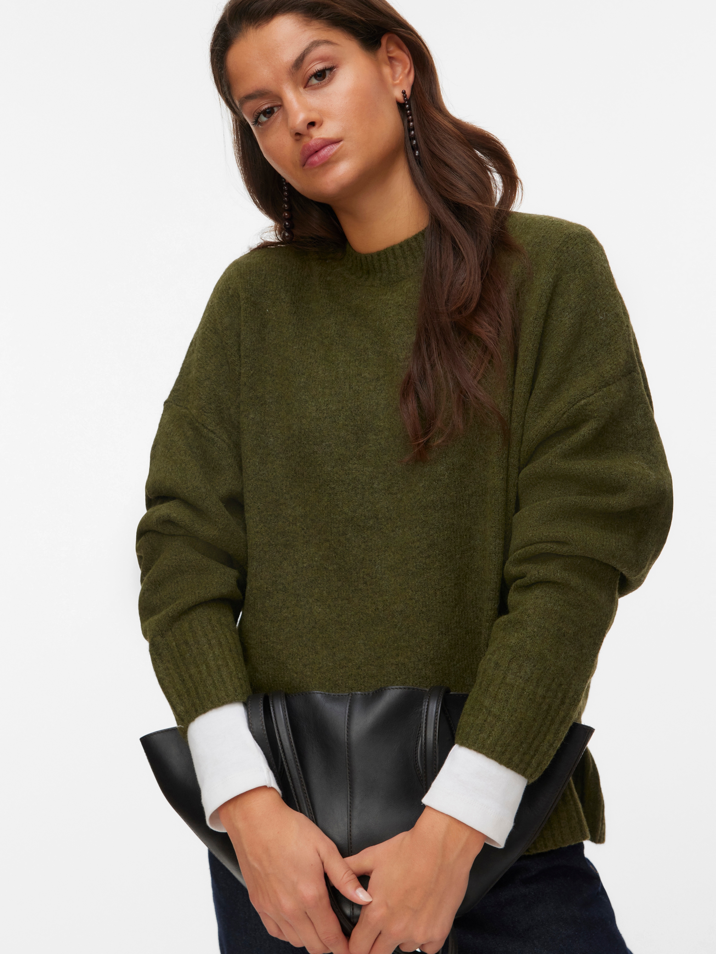 Vero Moda Strickpullover »VMBOOM LS O-NECK PULLOVER GA NOOS«