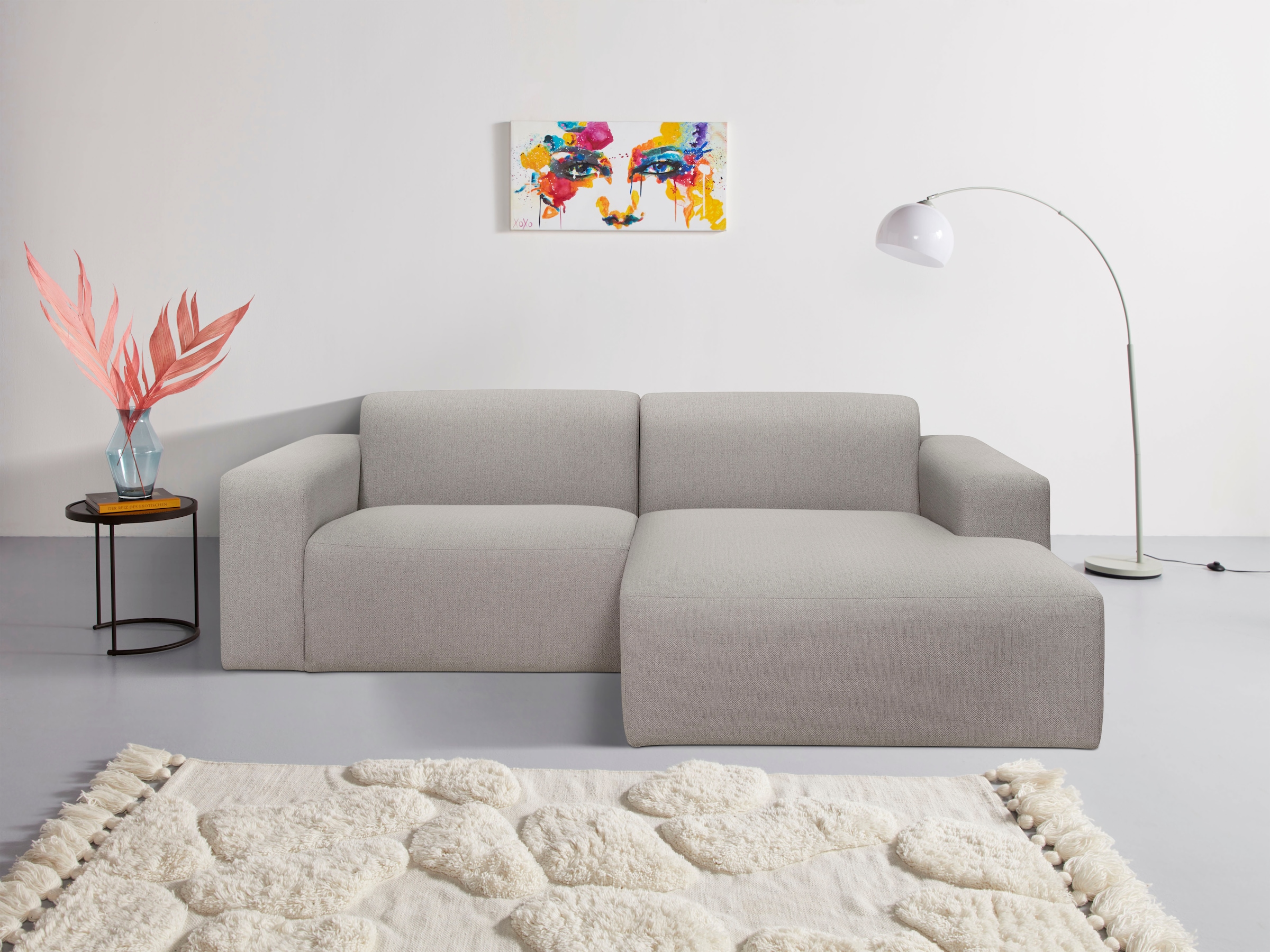 INOSIGN Ecksofa "Koa,228cm, L-Form, Modulsofa, Webstoff, Cord", Designsofa, günstig online kaufen