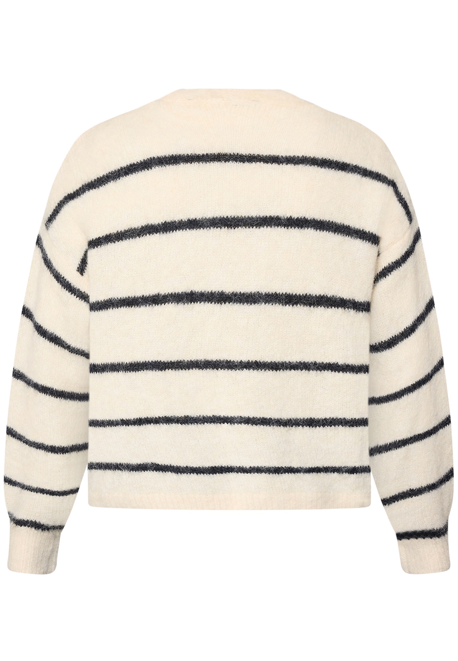 Zero Strickjacke »Damen mit Streifen offener Style« 1 tlg. Plain/ohne Details