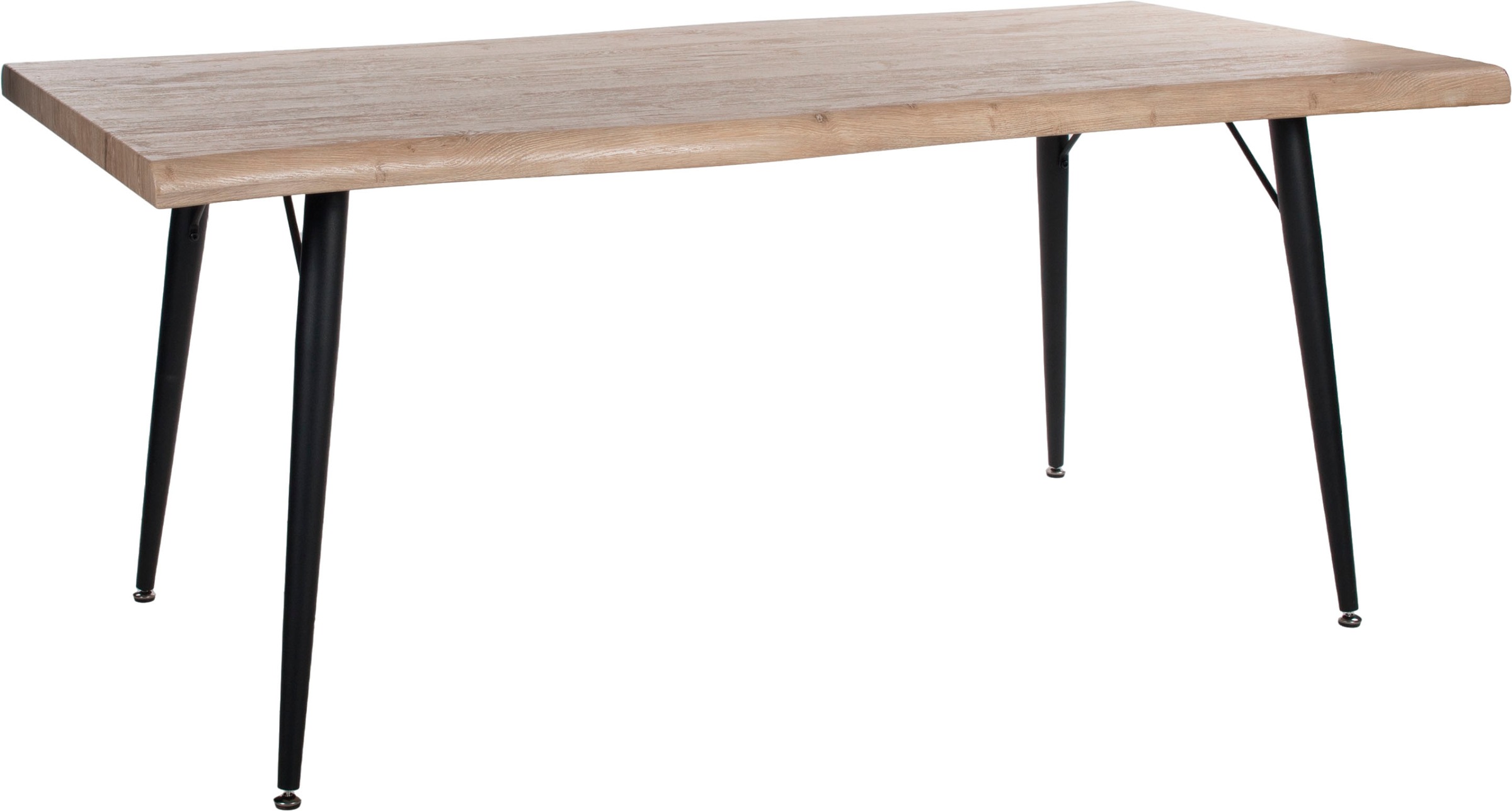 Duo Collection Esstisch "Tailin Tisch Baumkantentisch", Massives Metallgest günstig online kaufen