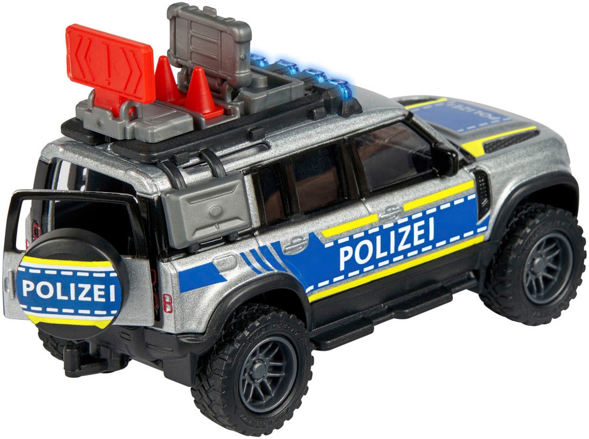 majORETTE Spielzeug-Polizei »Land Rover Police«, mit Licht und Sound